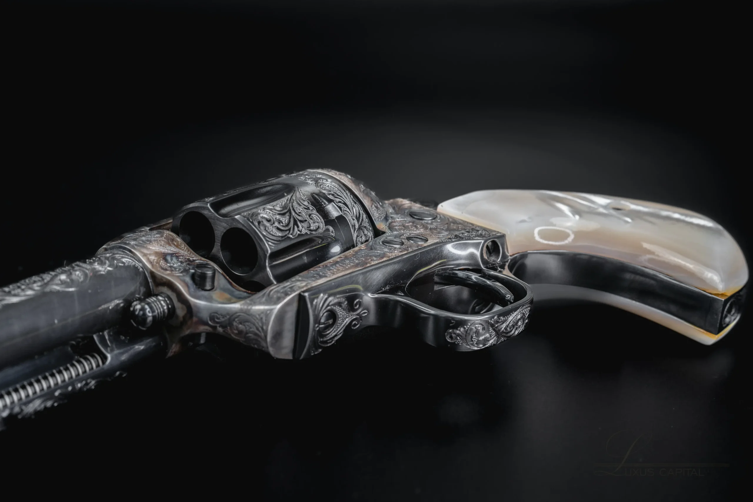 Colt SAA Birdshead Engraved Collector Revolver