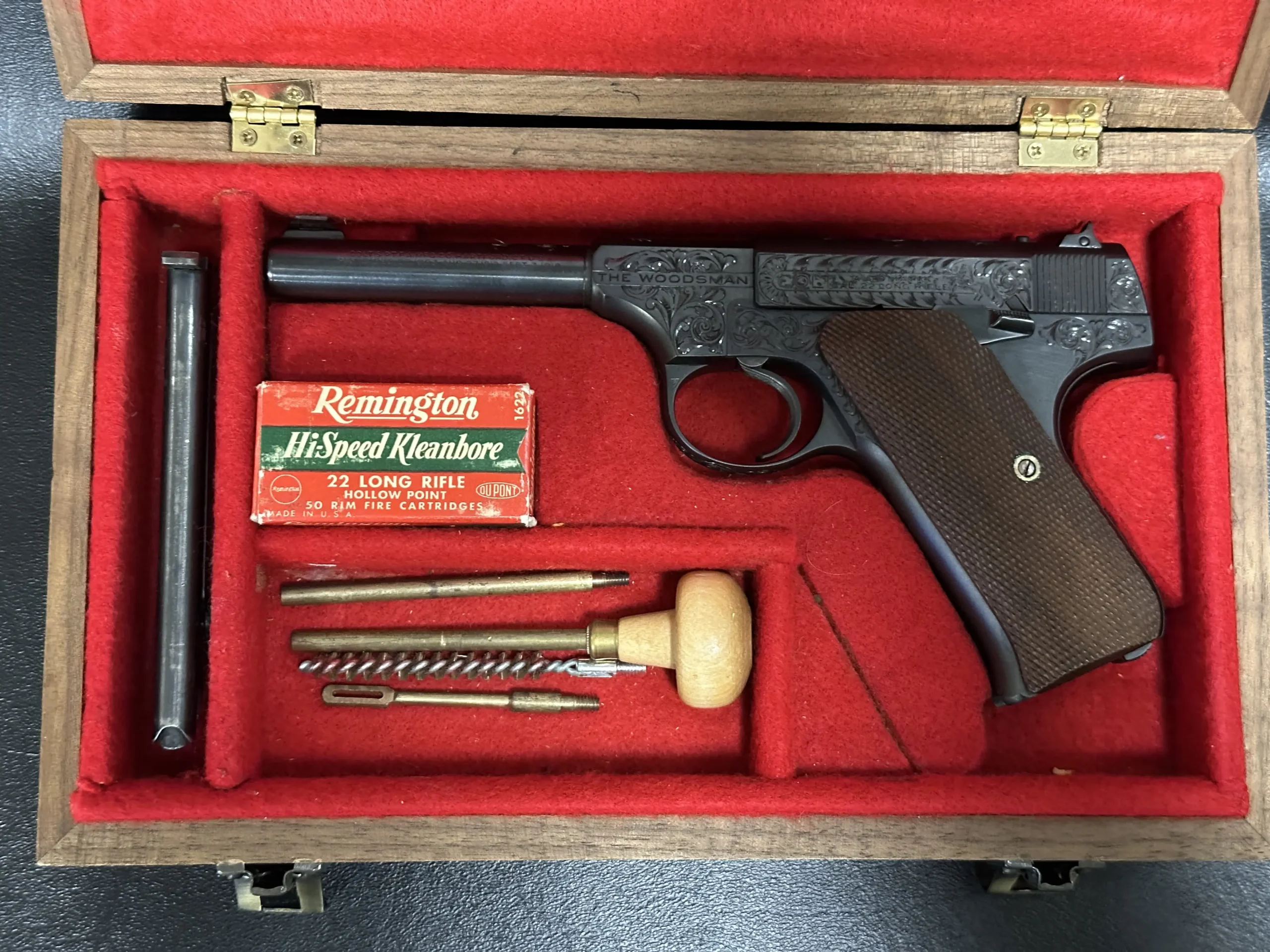 Colt Woodsman Sport Engraved 22LR