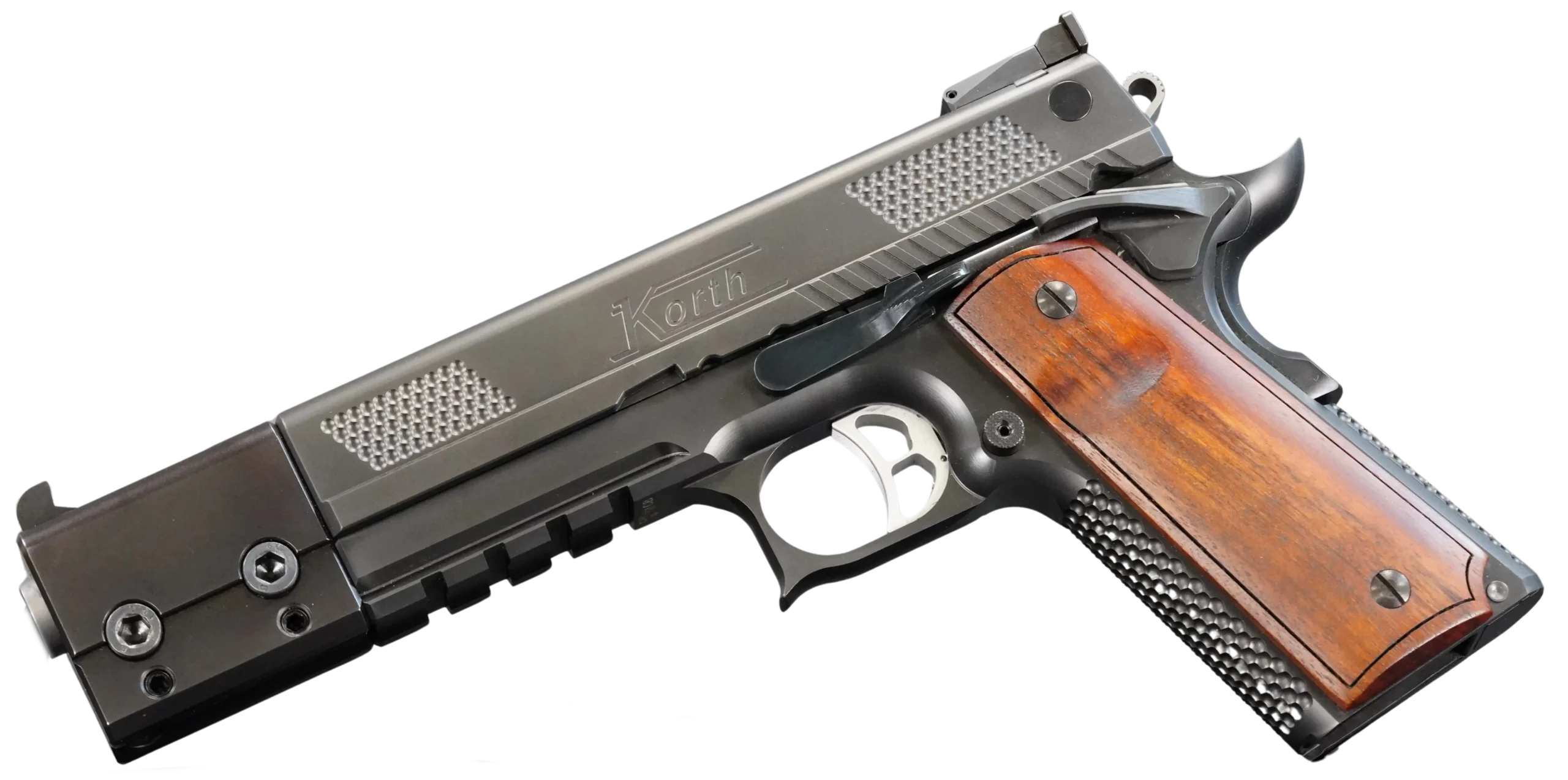 Korth PRS 6 Inch 45 ACP Pistol With Compensator Rail System