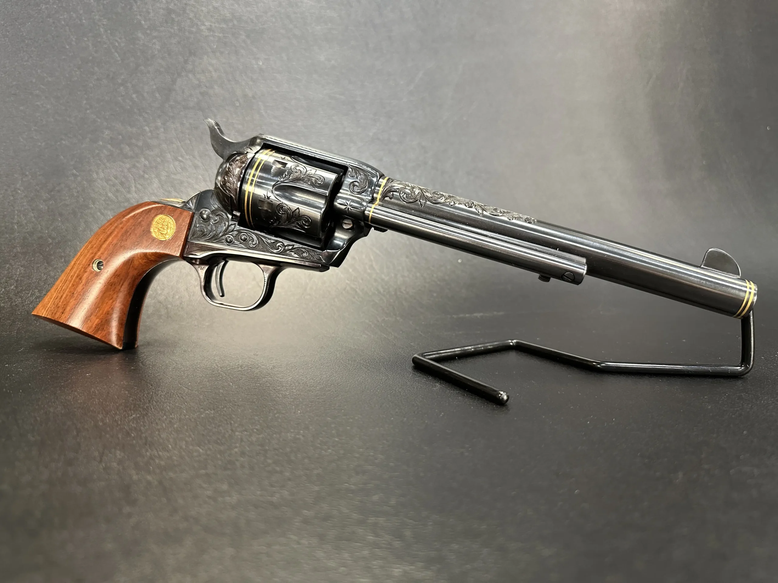 Colt SAA commemorative engraved revolvers pair