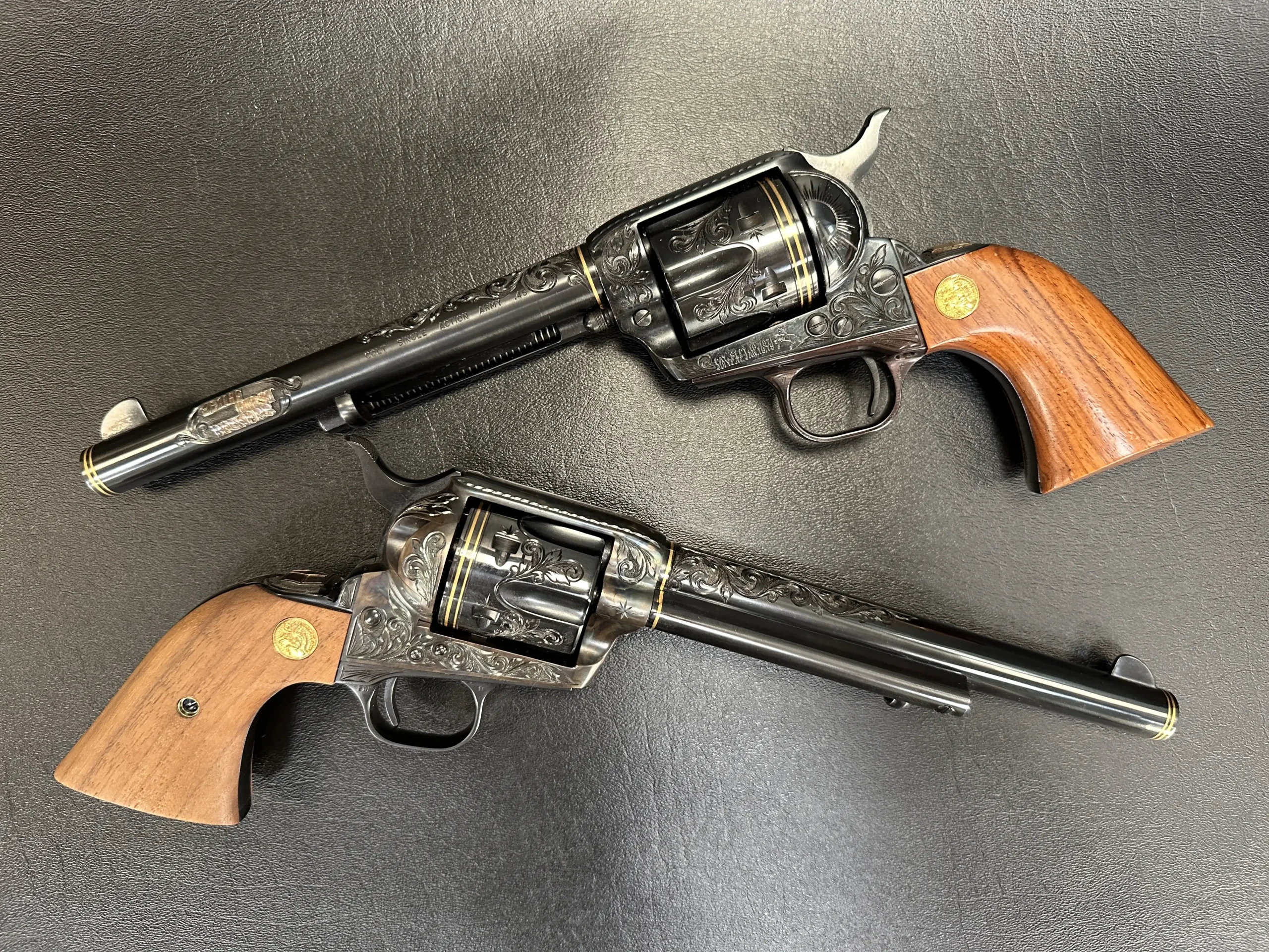Colt commemorative engraved revolvers First Bankers set