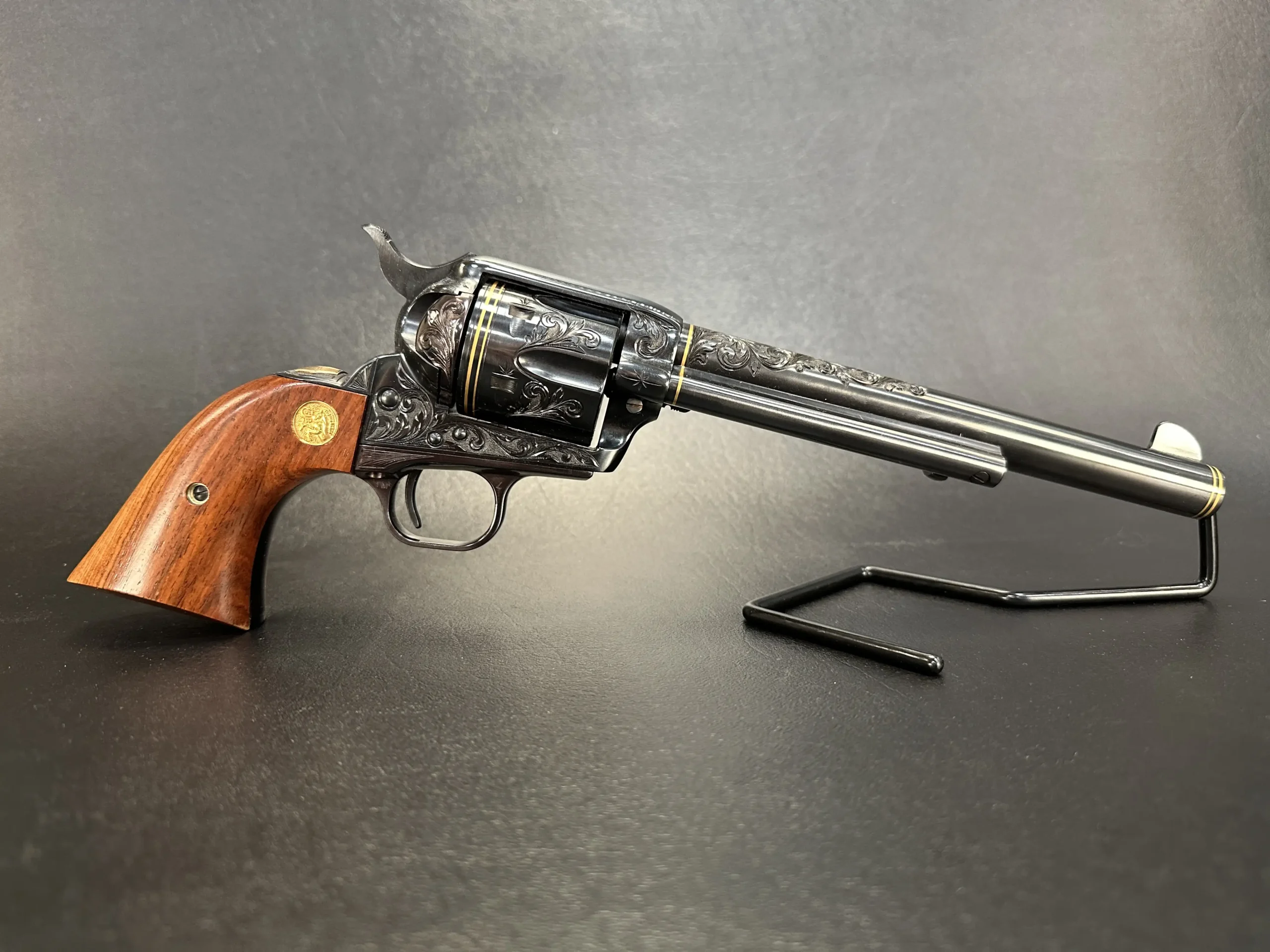 Colt engraved revolvers Custom Gun Shop project