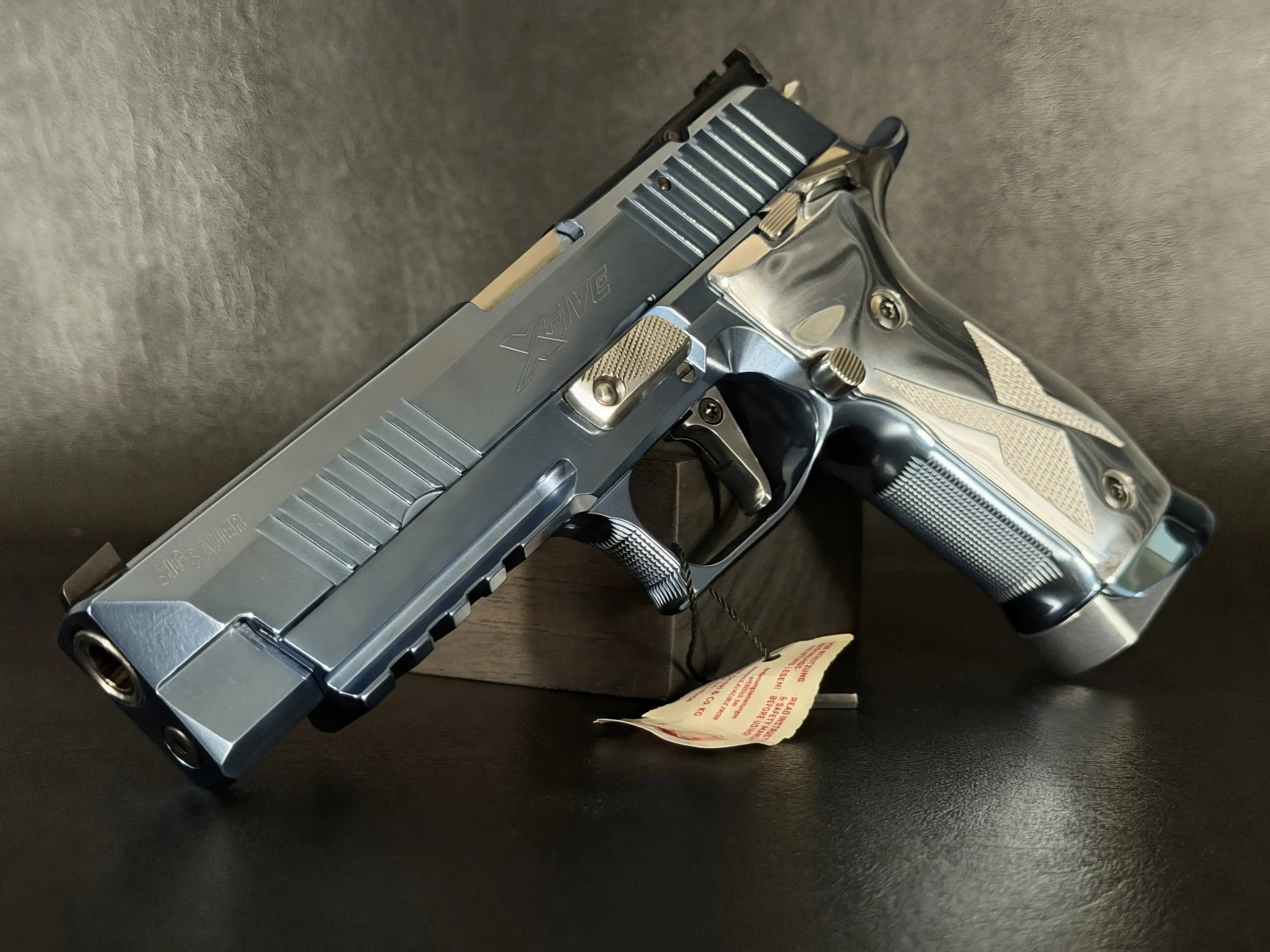 sig sauer p226 x five supermatch blue ice