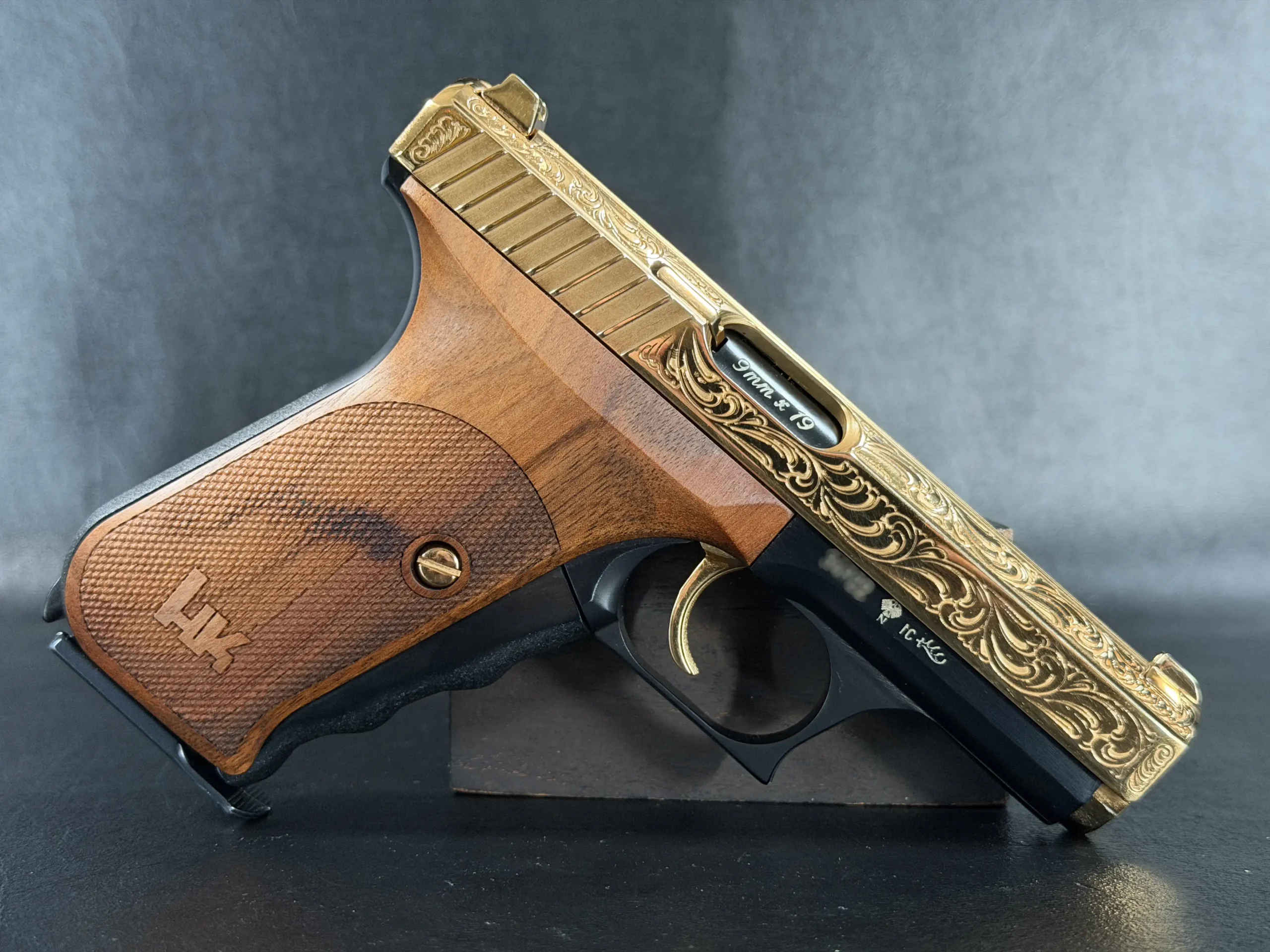 HK P7 Custom Engraved Collector Pistol