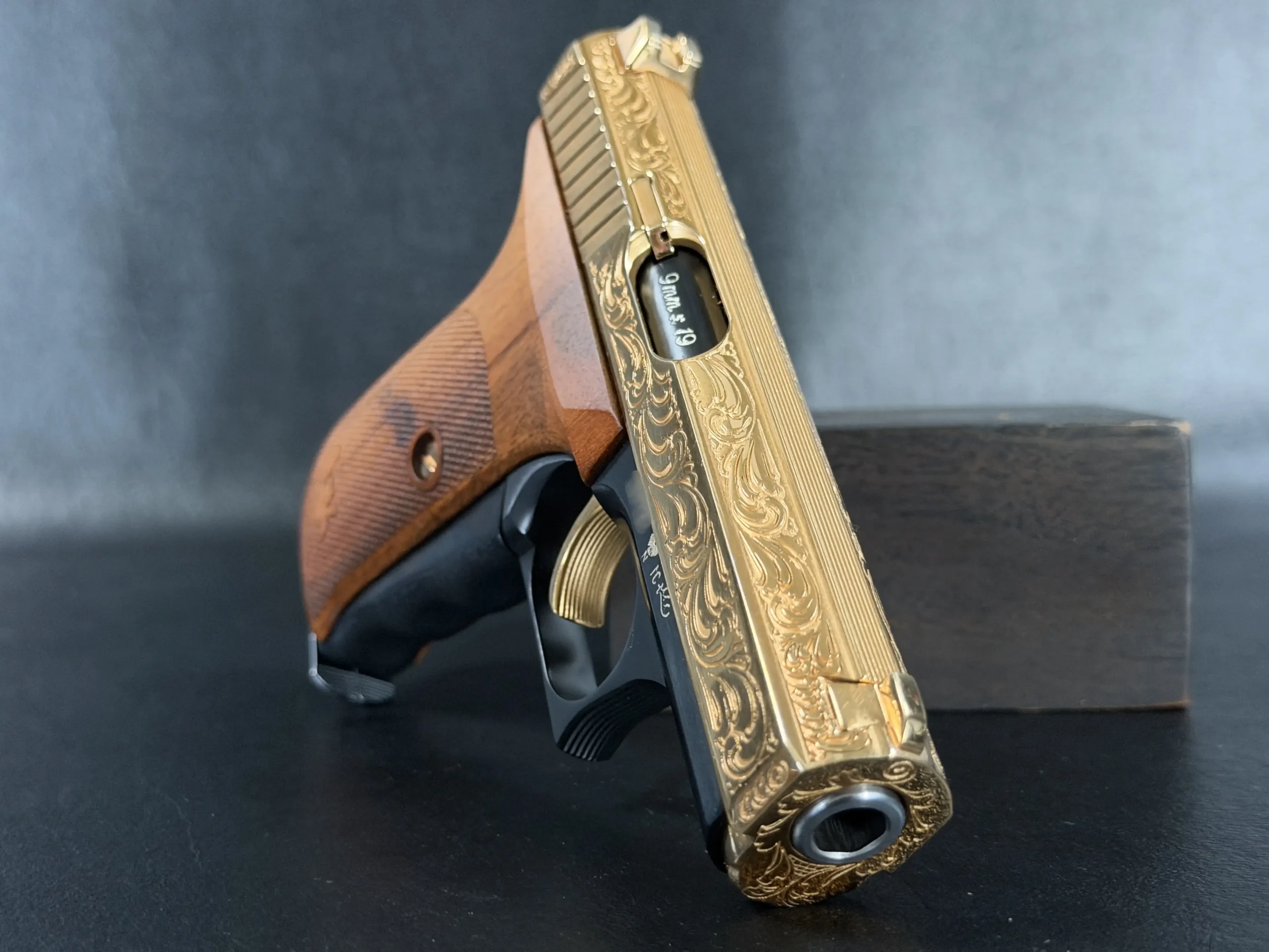 HK P7 Engraved German Engineering Pistol