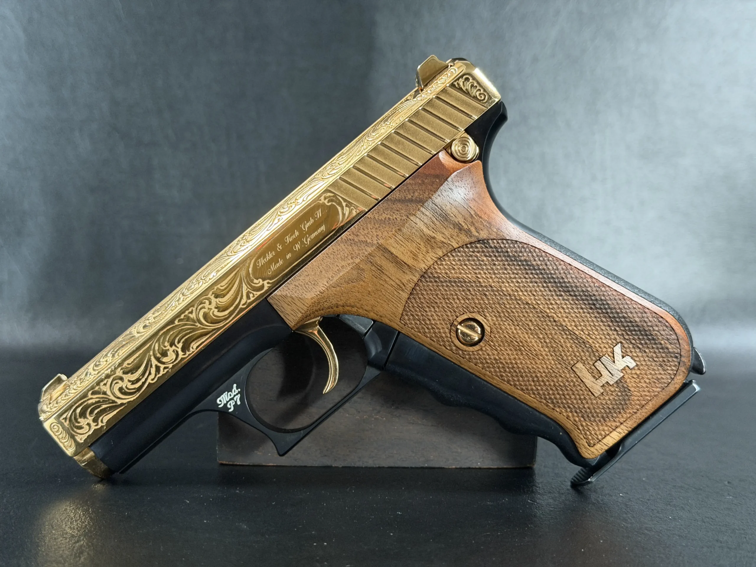 Heckler Koch P7 Luxury Engraved Pistol