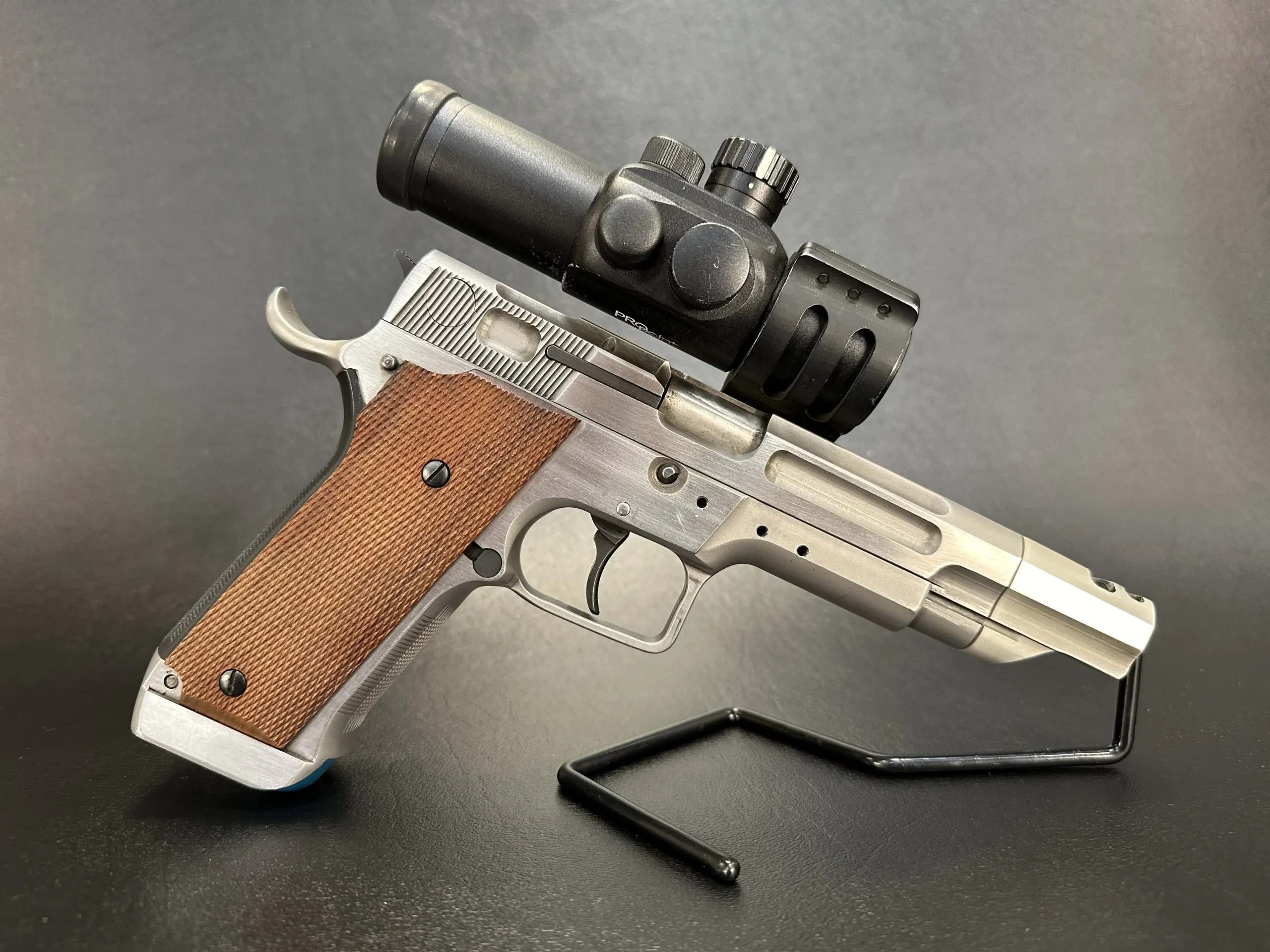 smith wesson custom stainless competition pistol