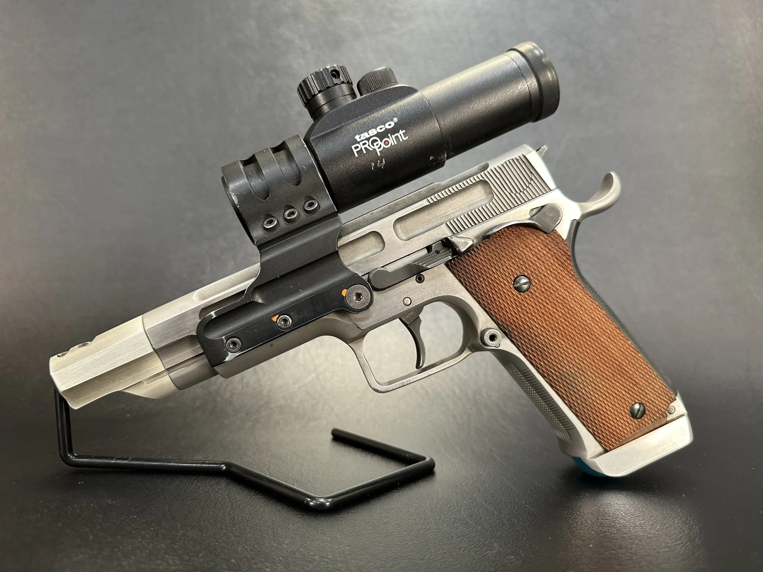 smith wesson experimental long slide 9mm pistol