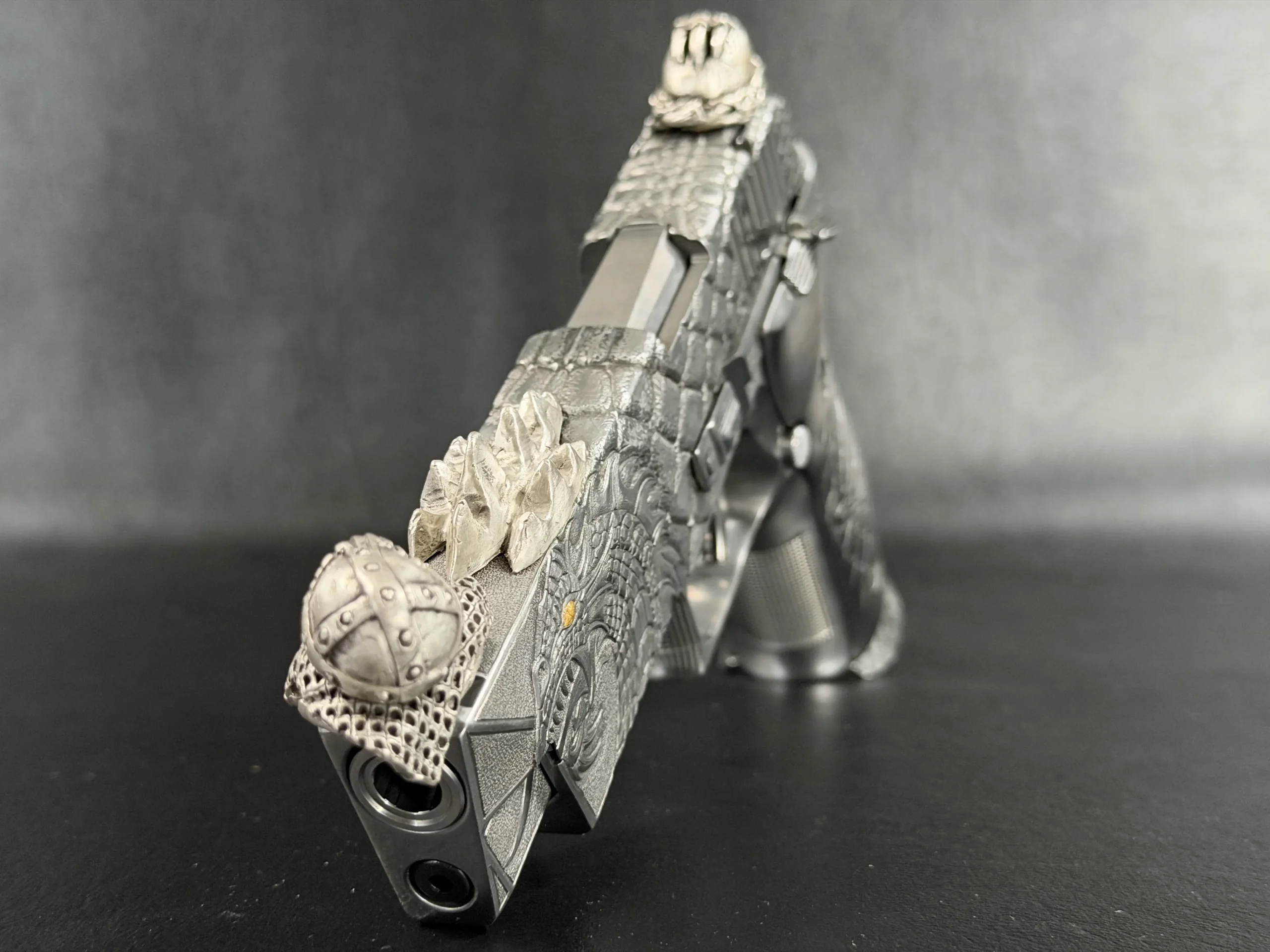 SIG Sauer P226 X Five Dragon Engraved Firearm Art