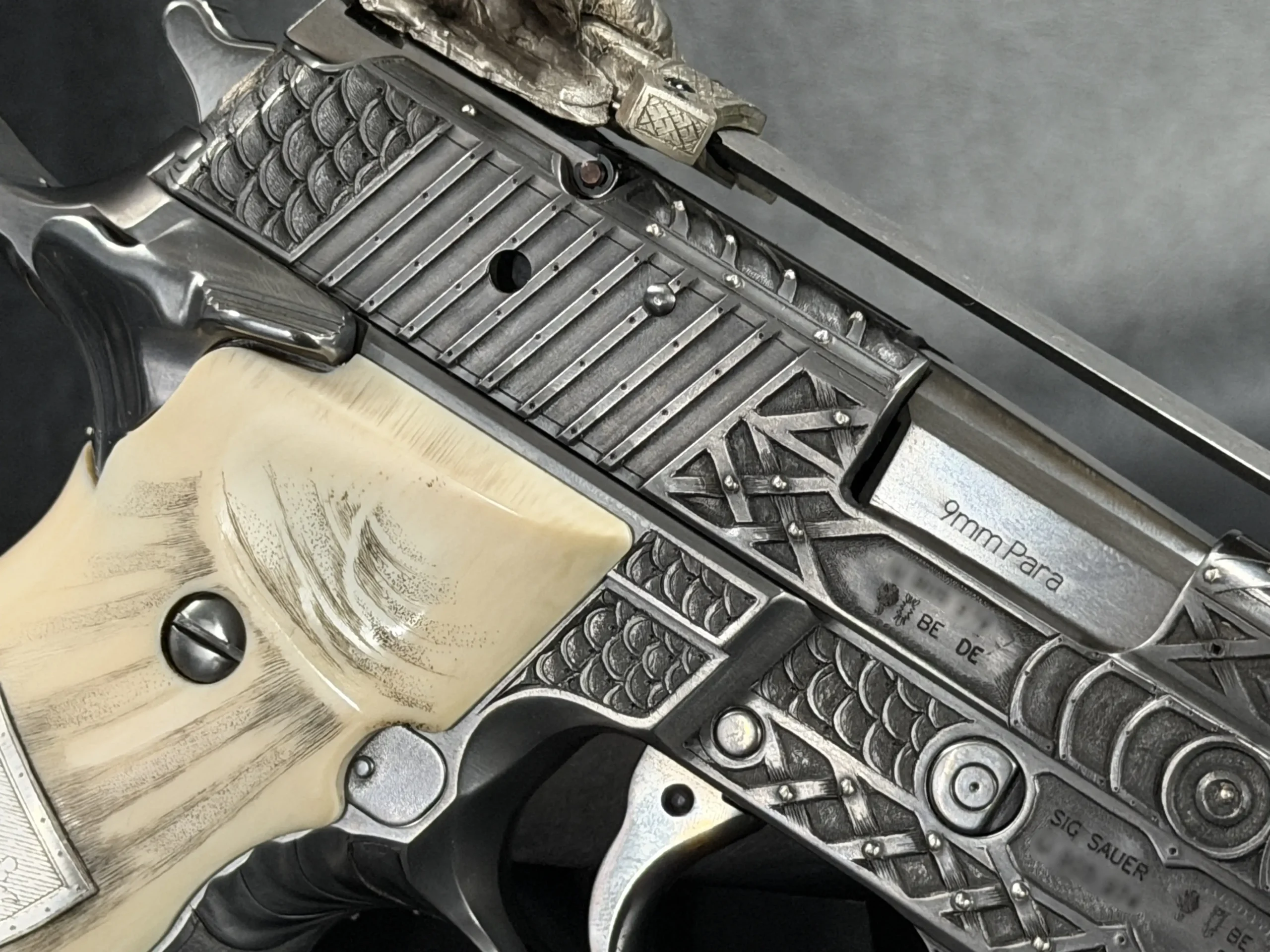 SIG Sauer P226 X Five Hand Engraved Sword Motif