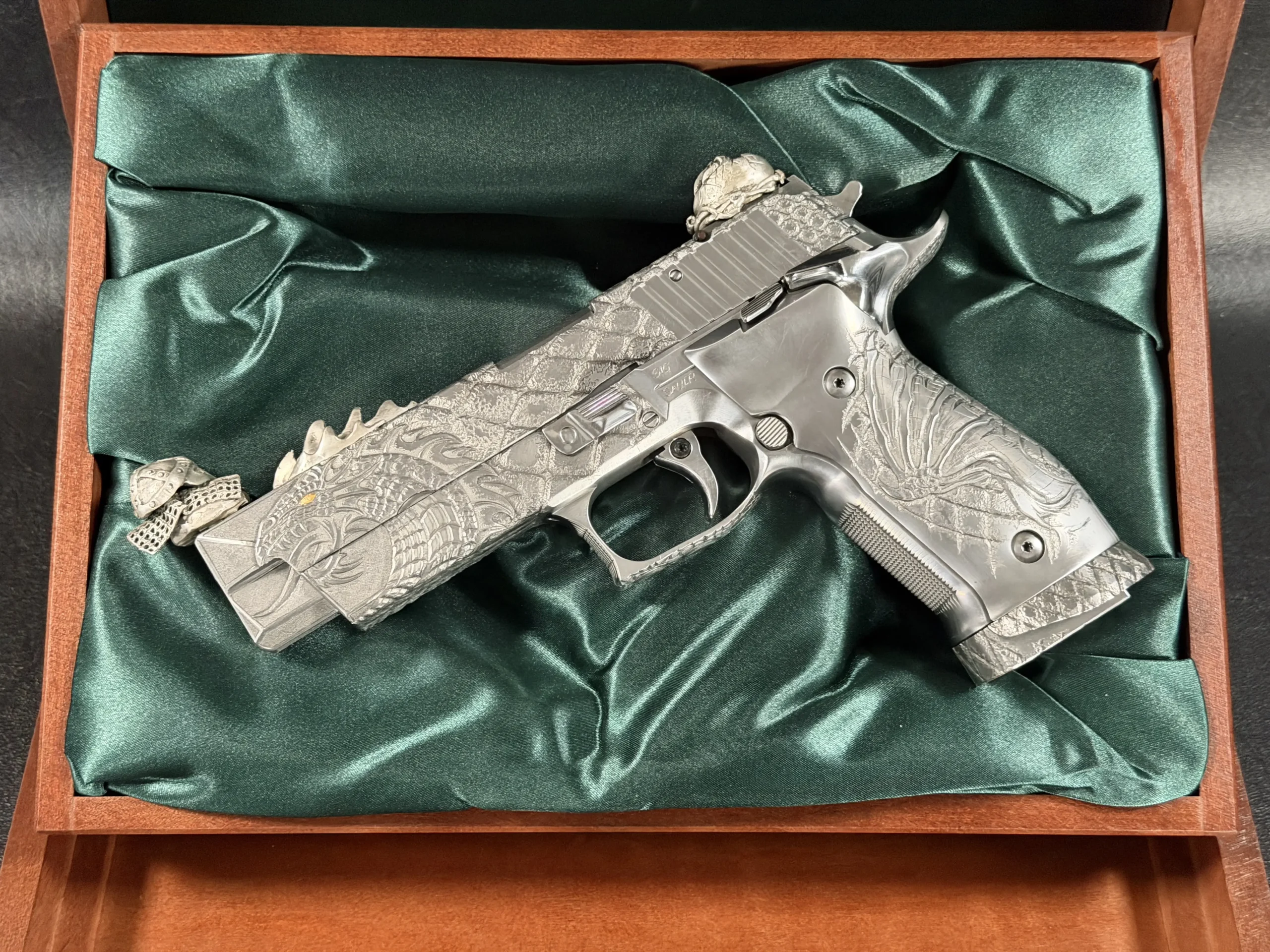 SIG Sauer P226 X Five Prestige Dragon Presentation View