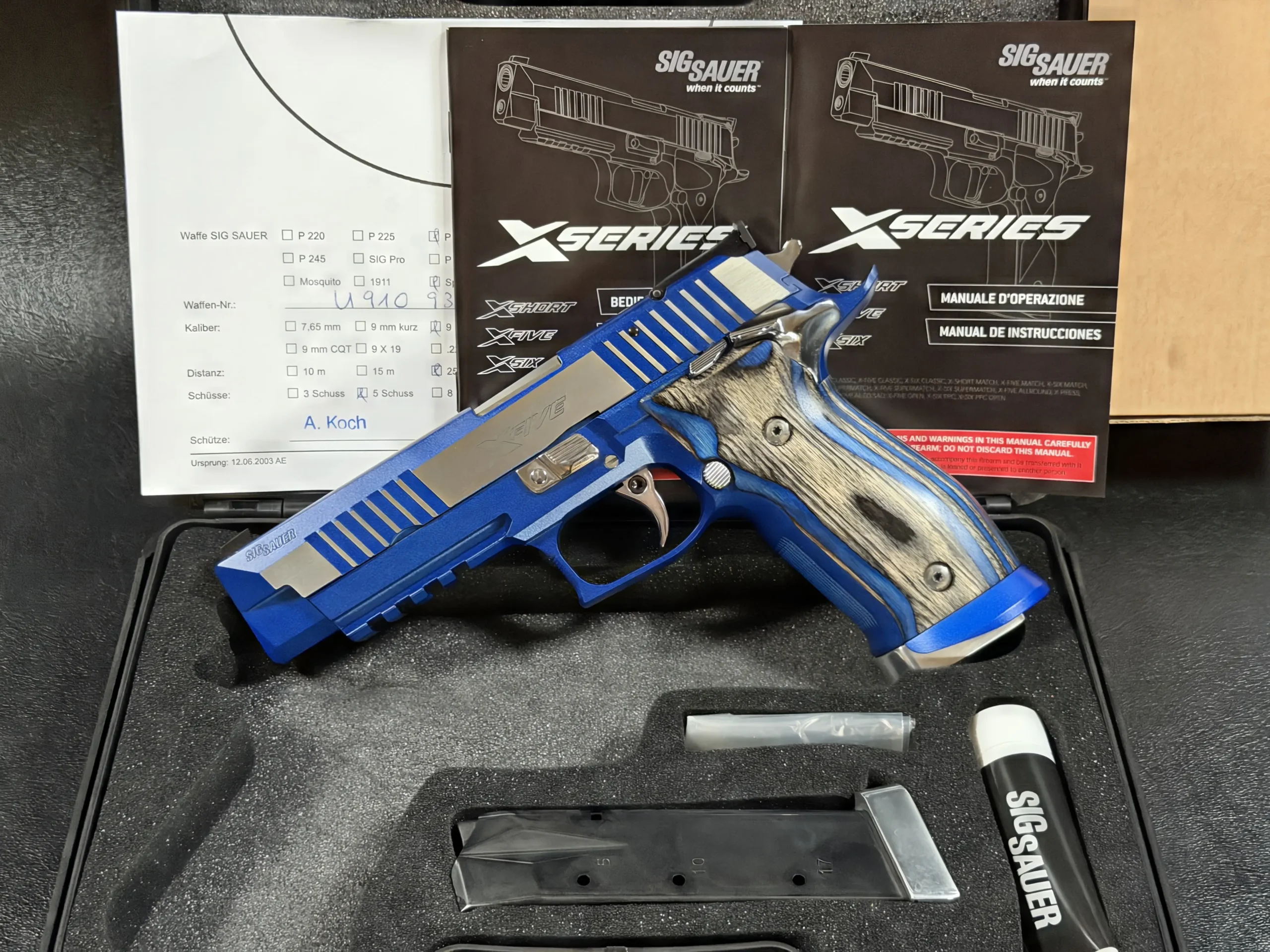 SIG Sauer P226 X5 Blue Moon Gen 2