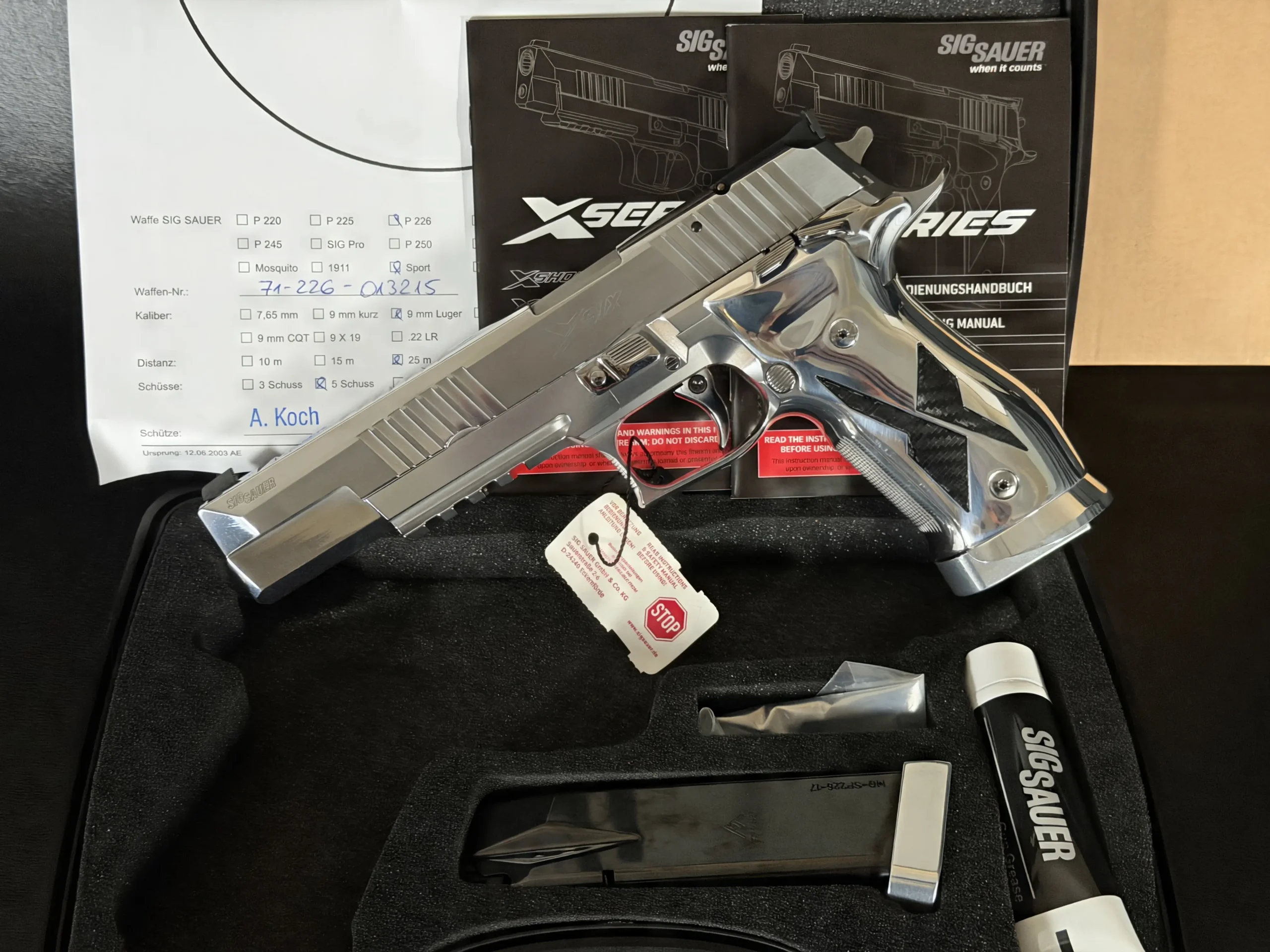 Sig Sauer P226 X Six Chrome and Carbon
