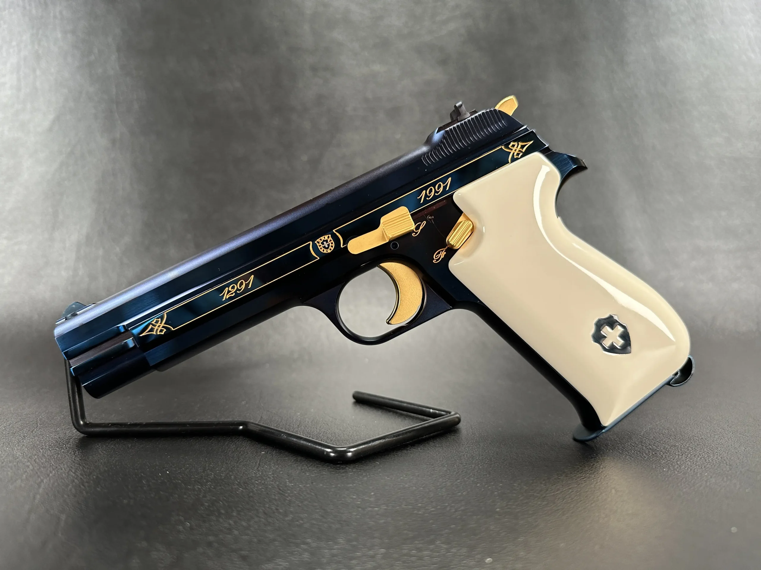 SIG P210 Engraved Helvetia Switzerland