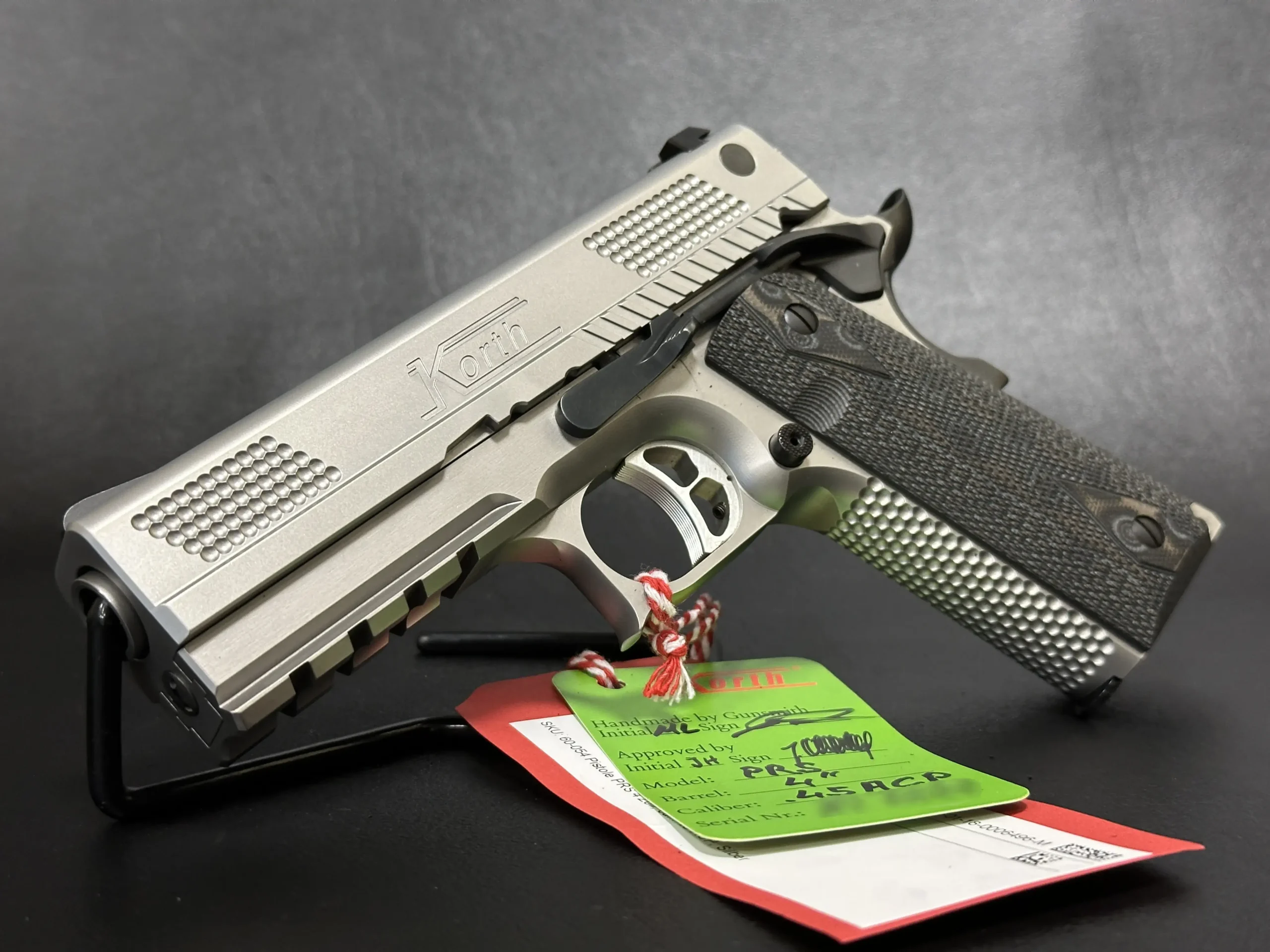 Korth PRS 4 Inch German Handcrafted Pistol