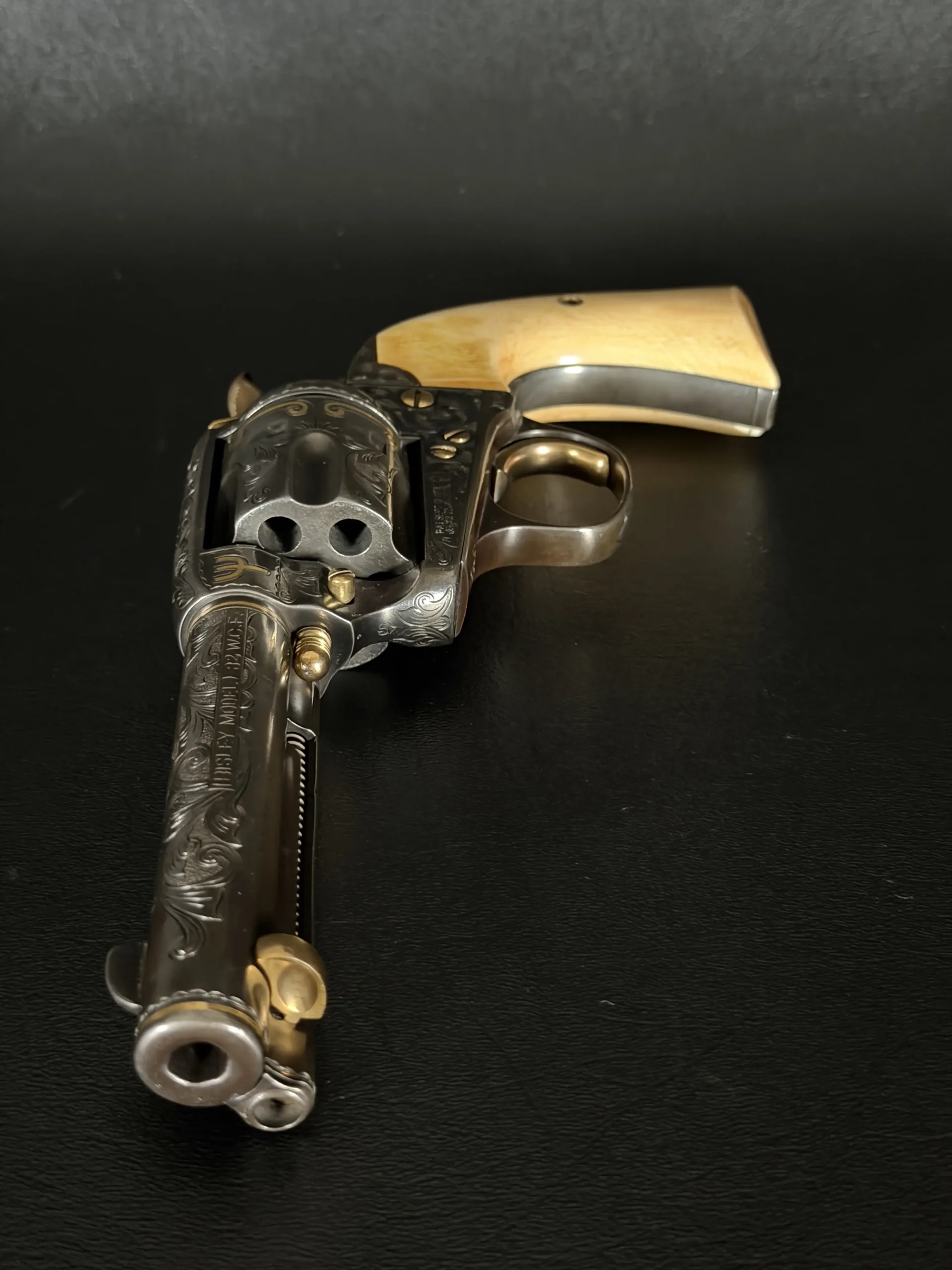 Colt Bisley Cattle Brand Deep Engraving