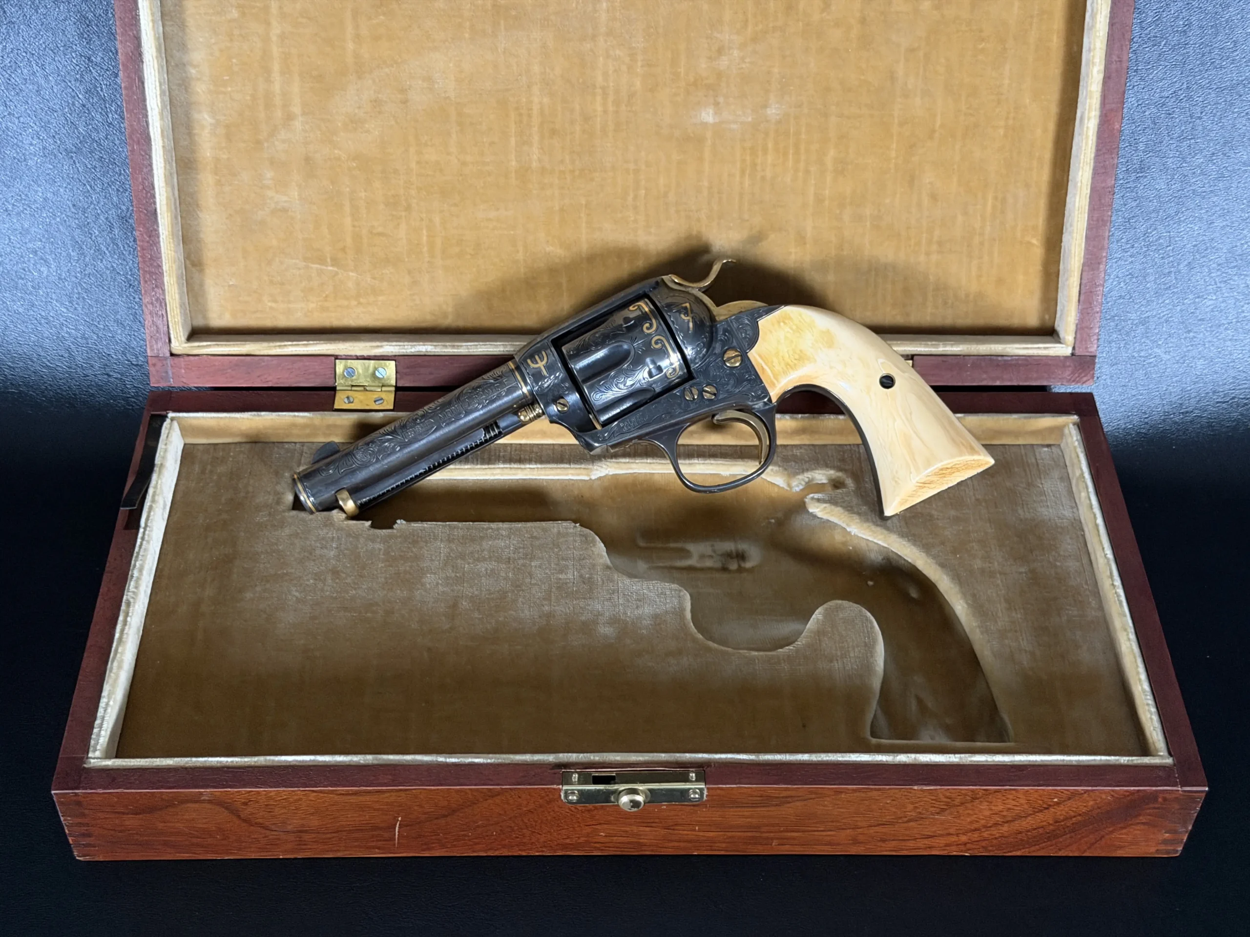 Colt SAA Bisley Cattle Brand