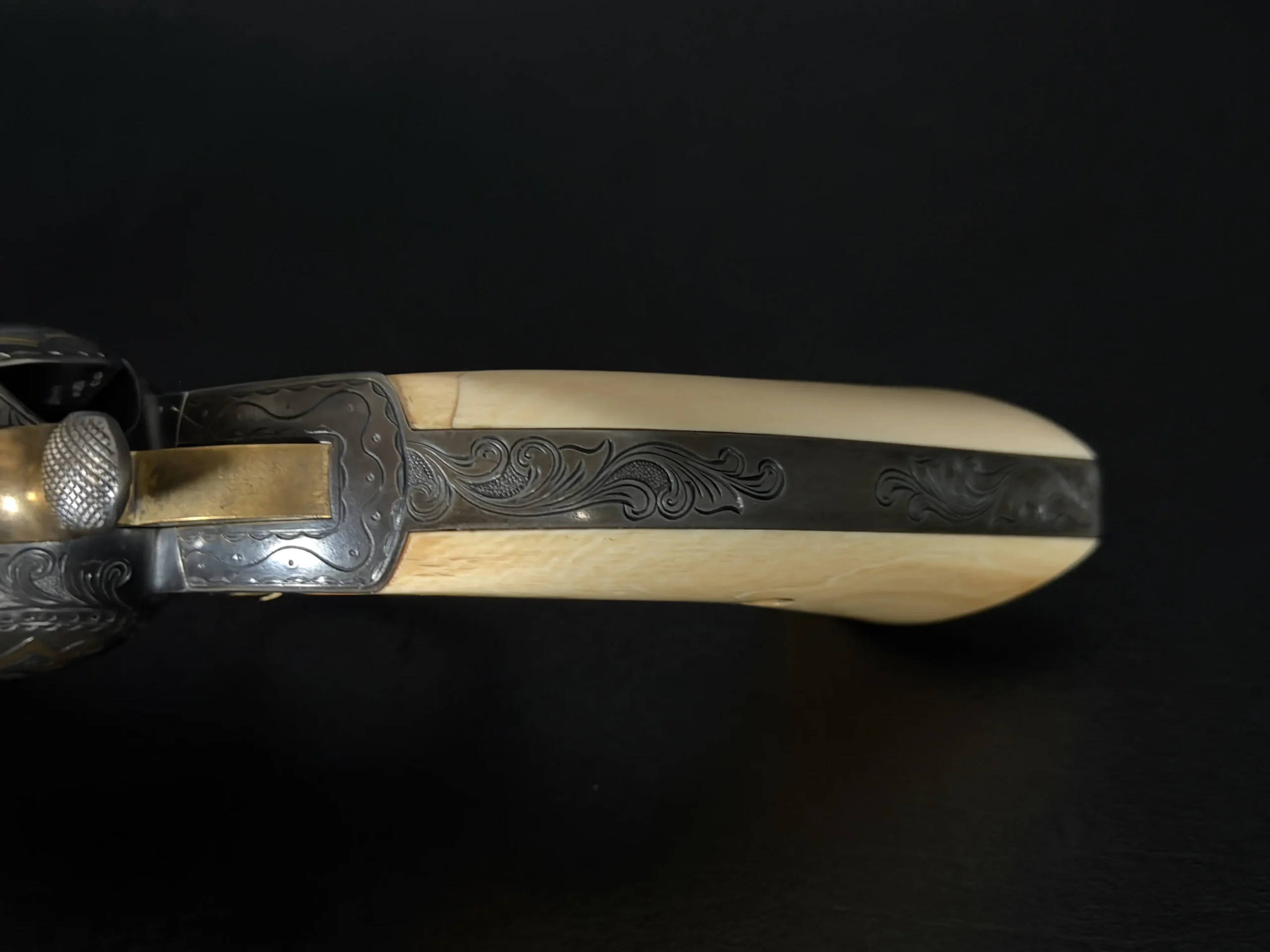 Colt SAA Bisley Engraved Cattle Brand