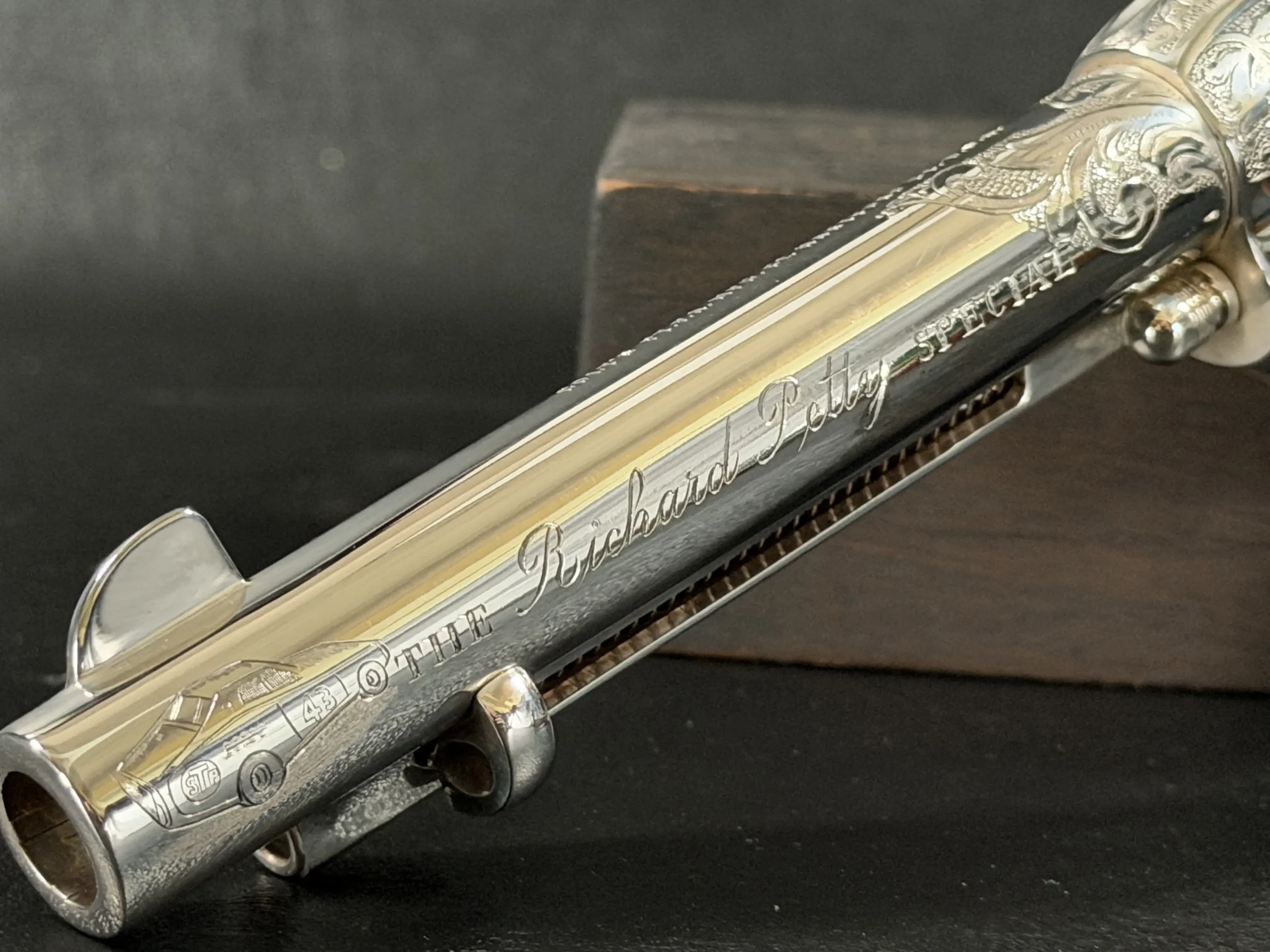 Colt SAA Petty Edition ivory grip revolver