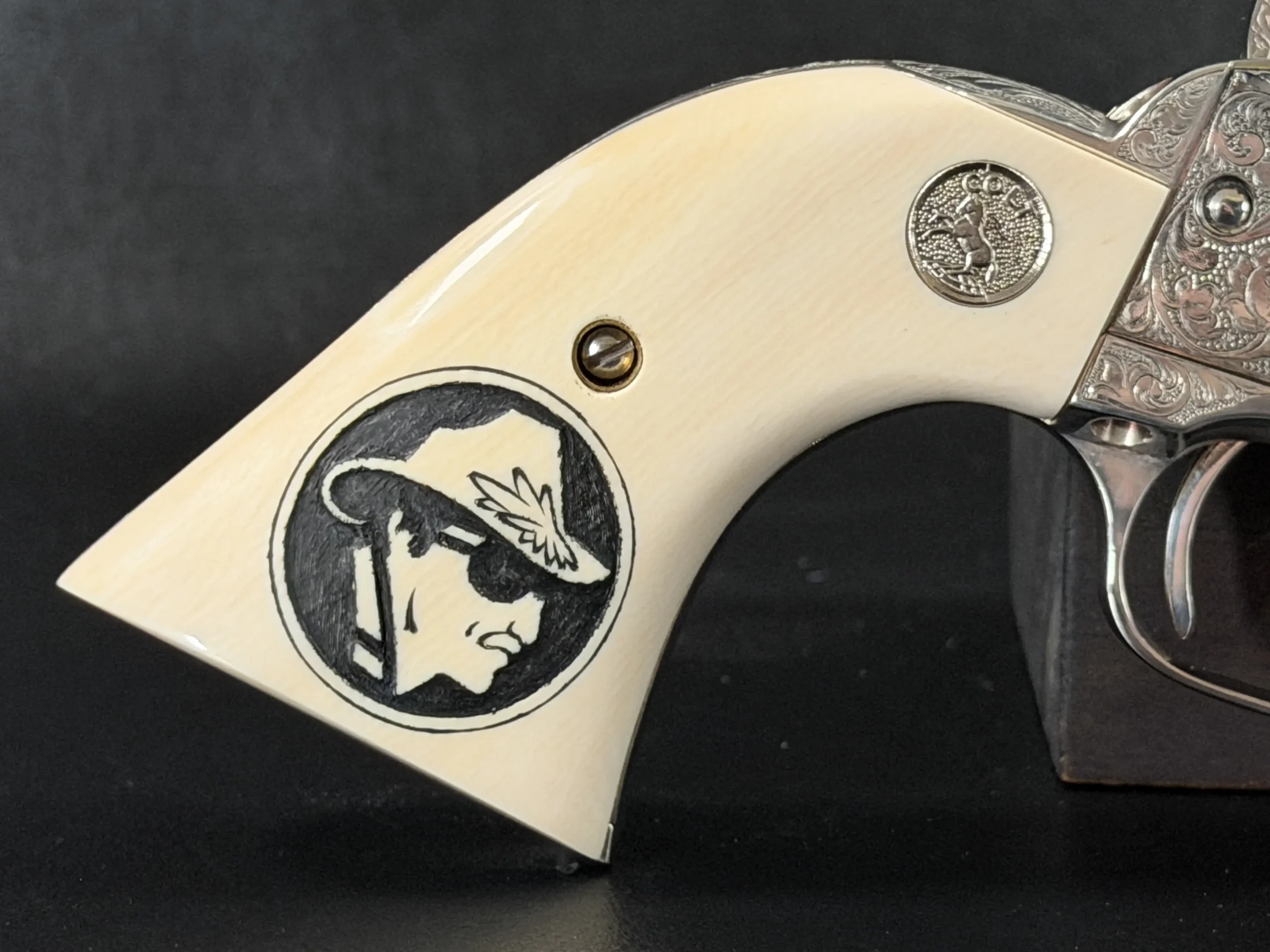 Colt SAA RP10 Petty Special engraved revolver