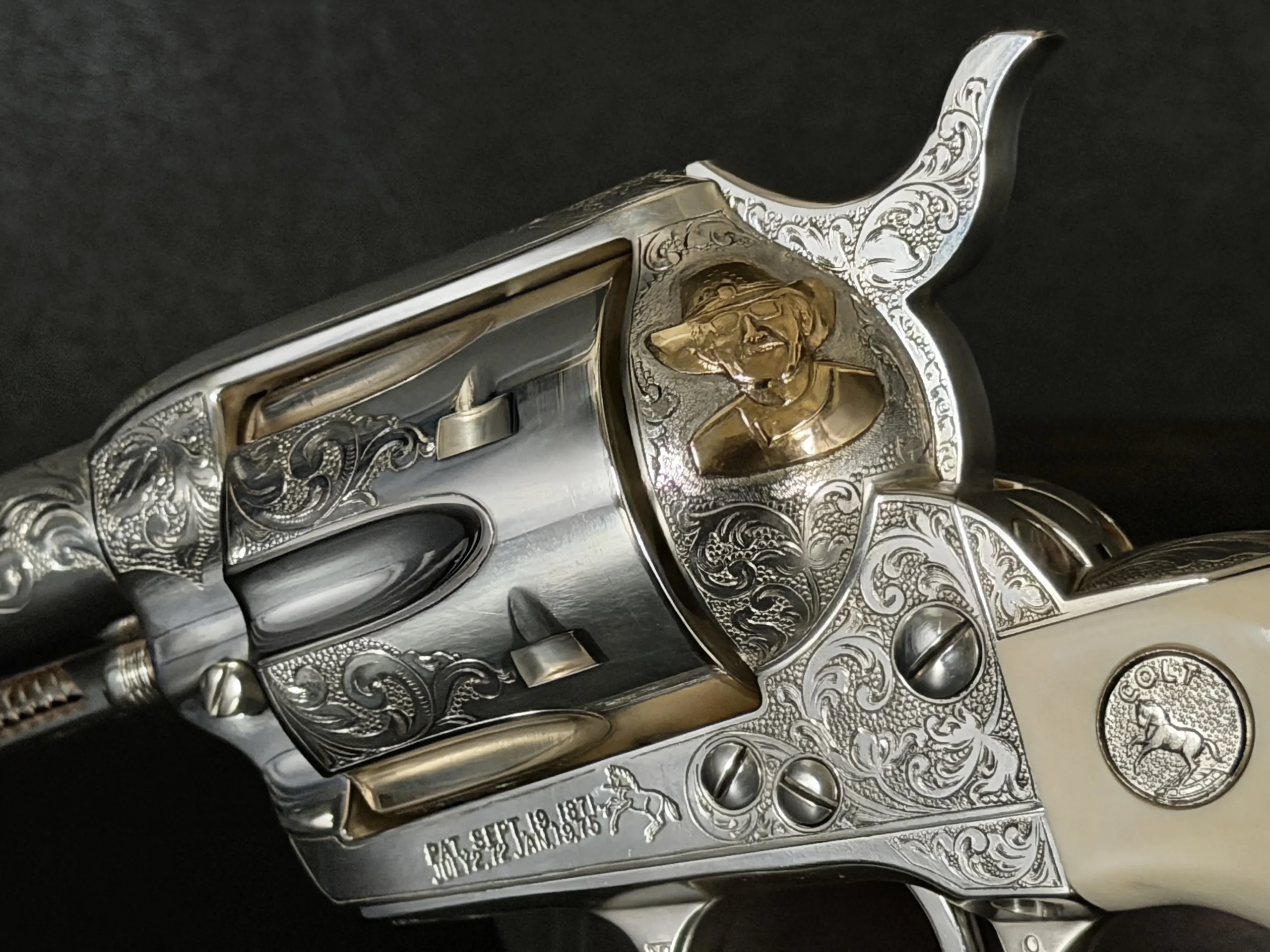 Colt SAA Richard Petty Edition RP 10 Custom Engraving