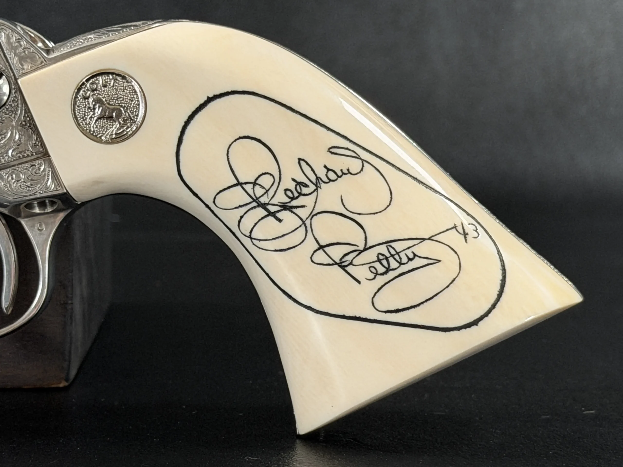 Colt SAA Richard Petty edition factory engraved