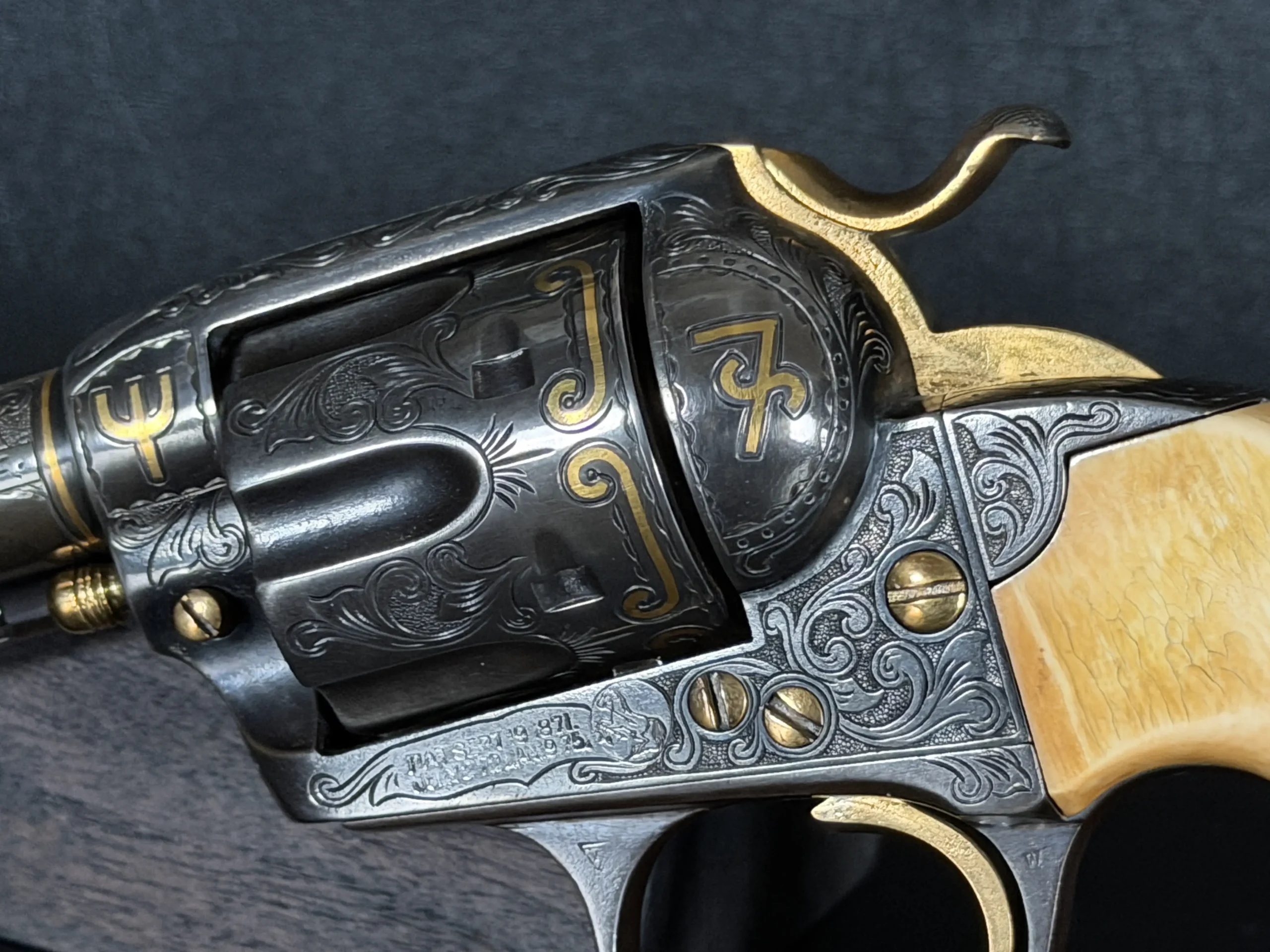 Colt Single Action Army Bisley Cattle Brand