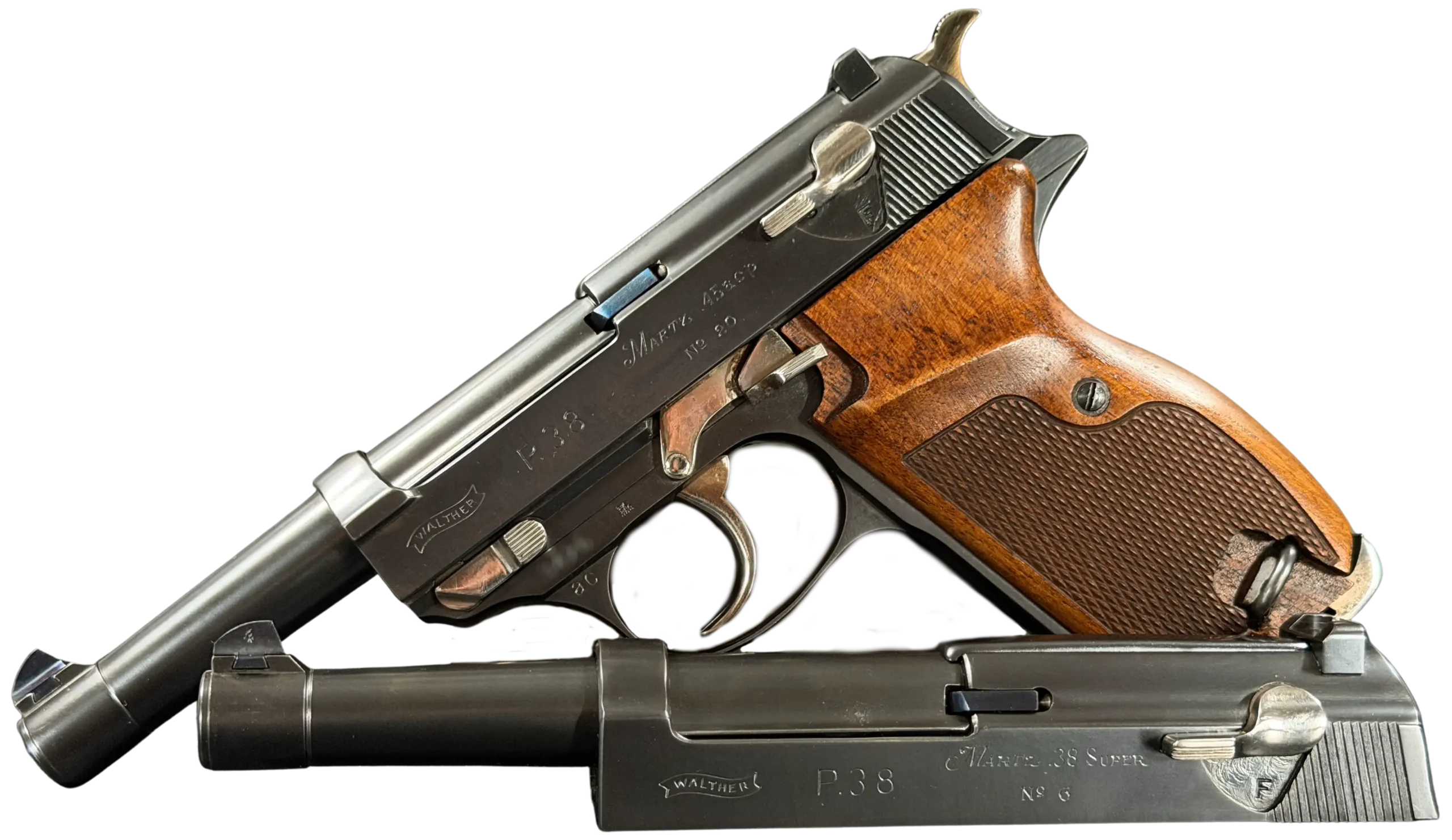Walther P38 Prototype by John Martz | Calibers 45 ACP 38 Super