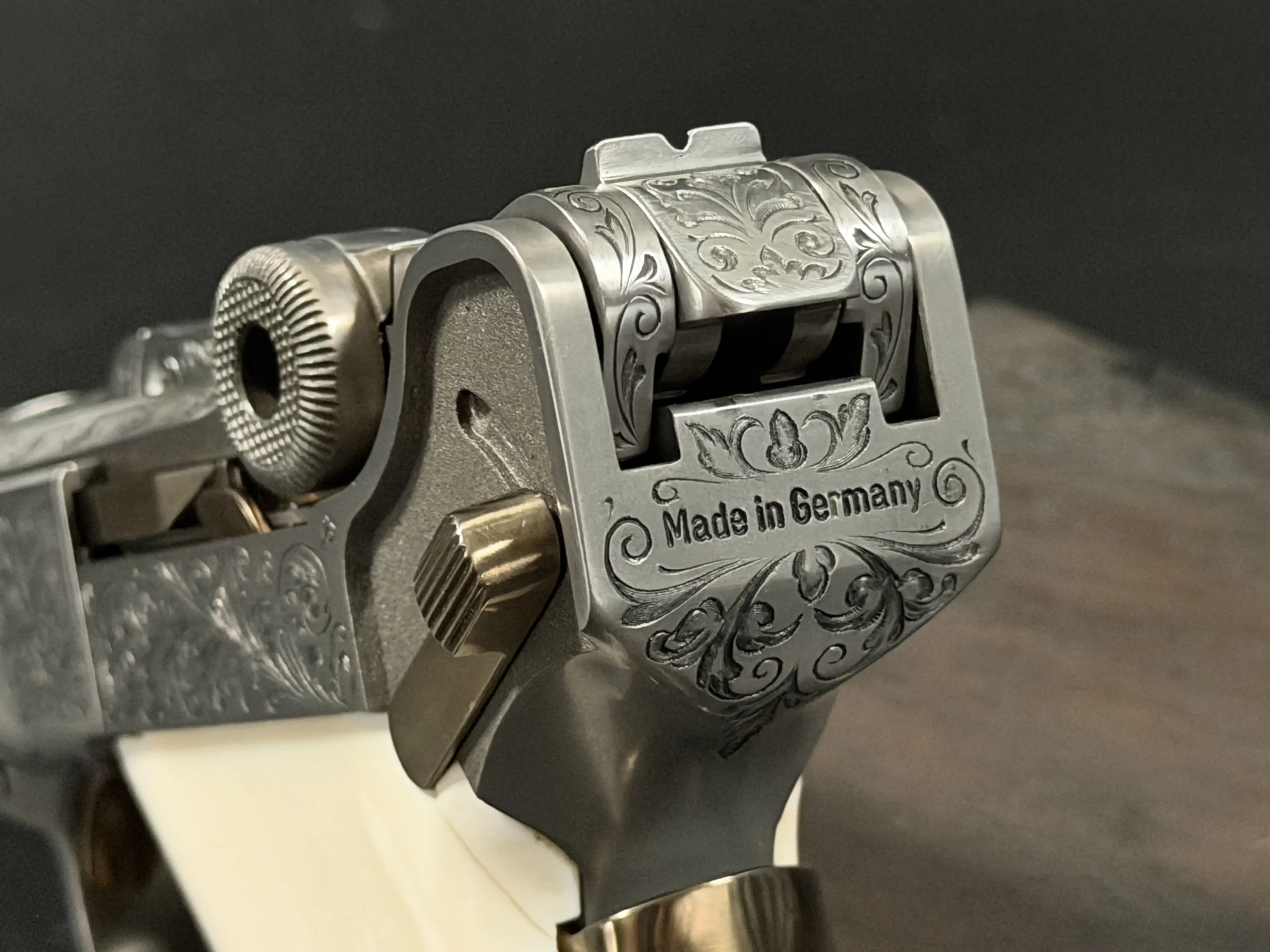 Mauser Engraved P08 Trigger Guard Scrollwork