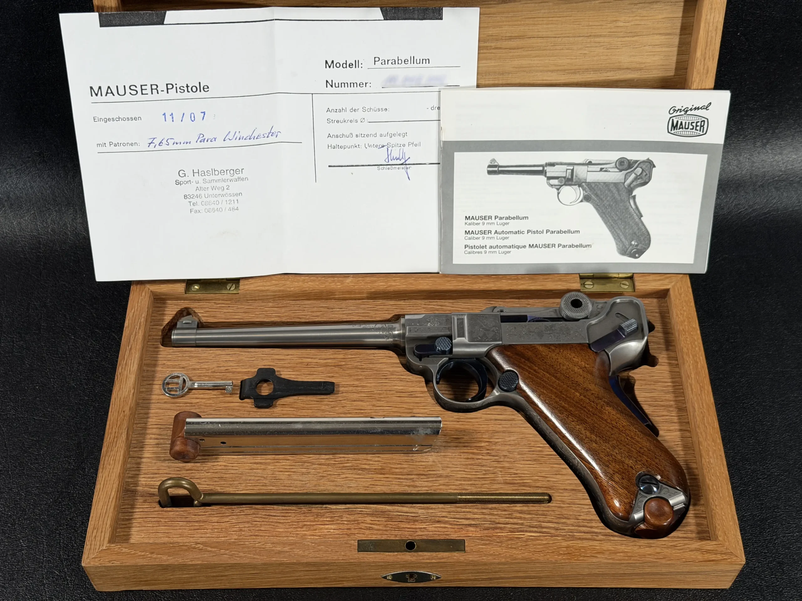 Mauser IWA Tribute Luger Full Presentation