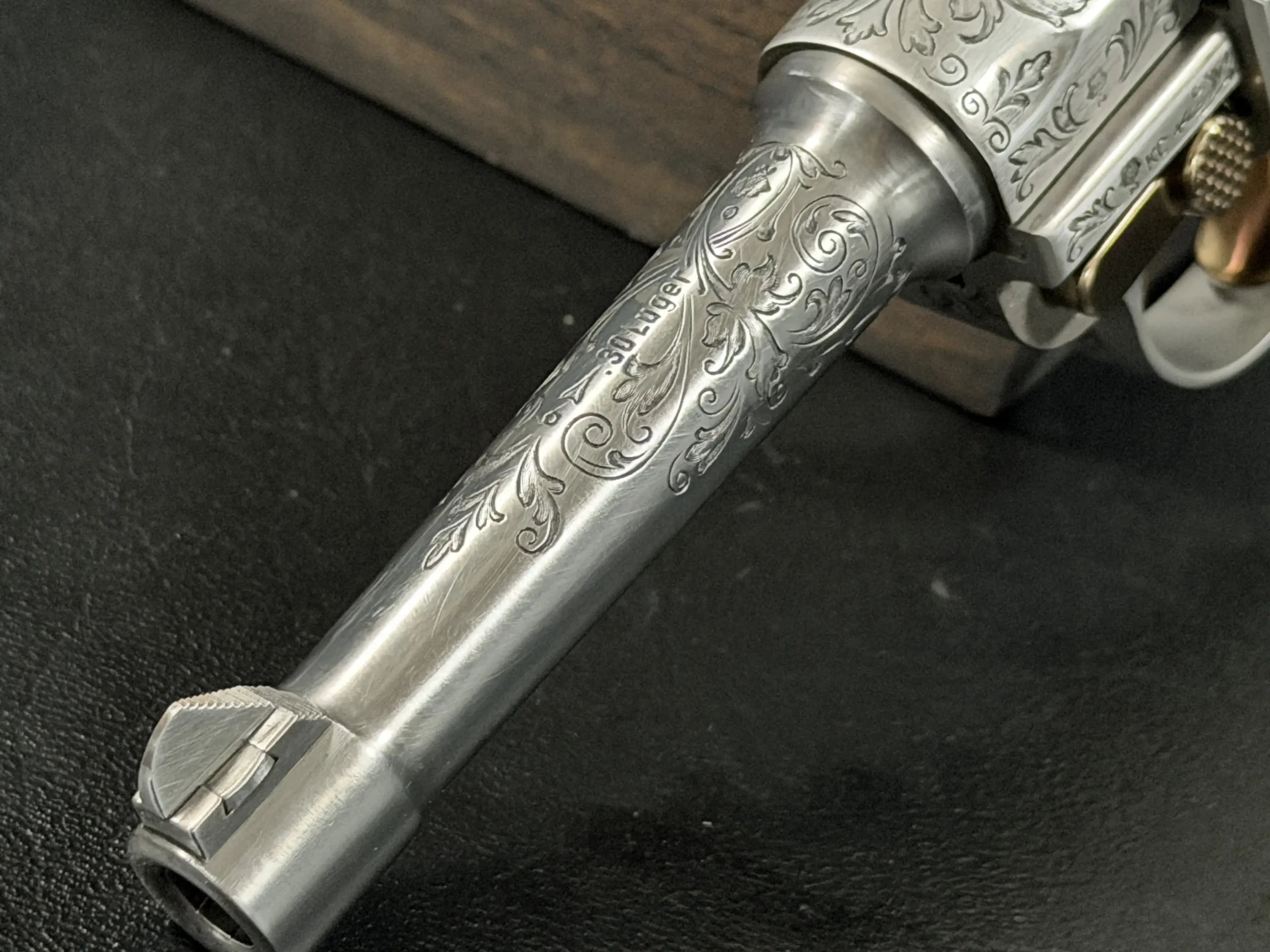Mauser IWA Tribute Luger Magazine Base Detail
