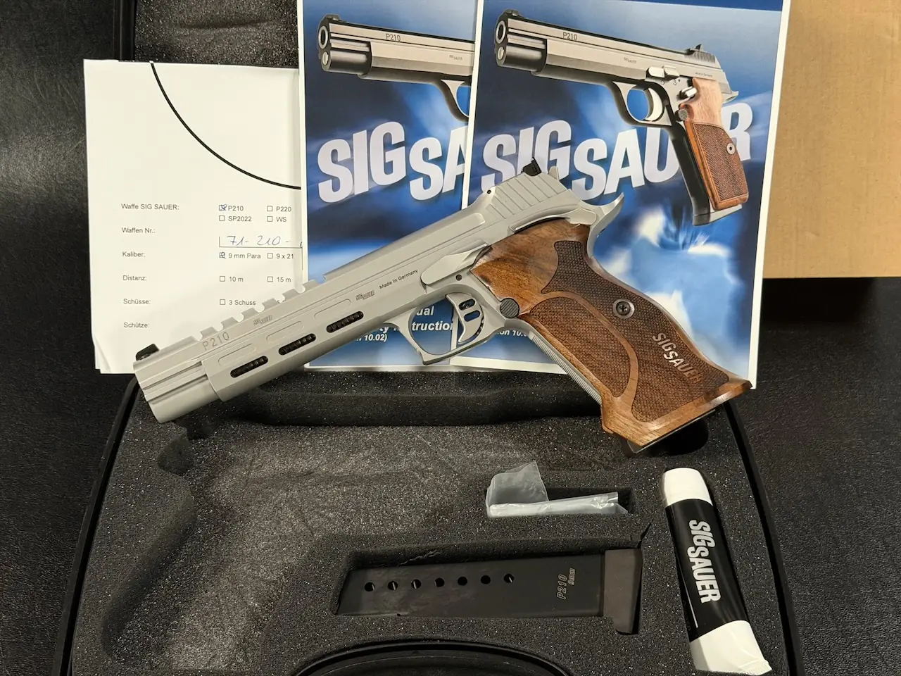 SIG Sauer P210 Skeleton