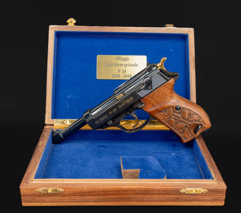 Collectible Walther P38 With Wooden Case