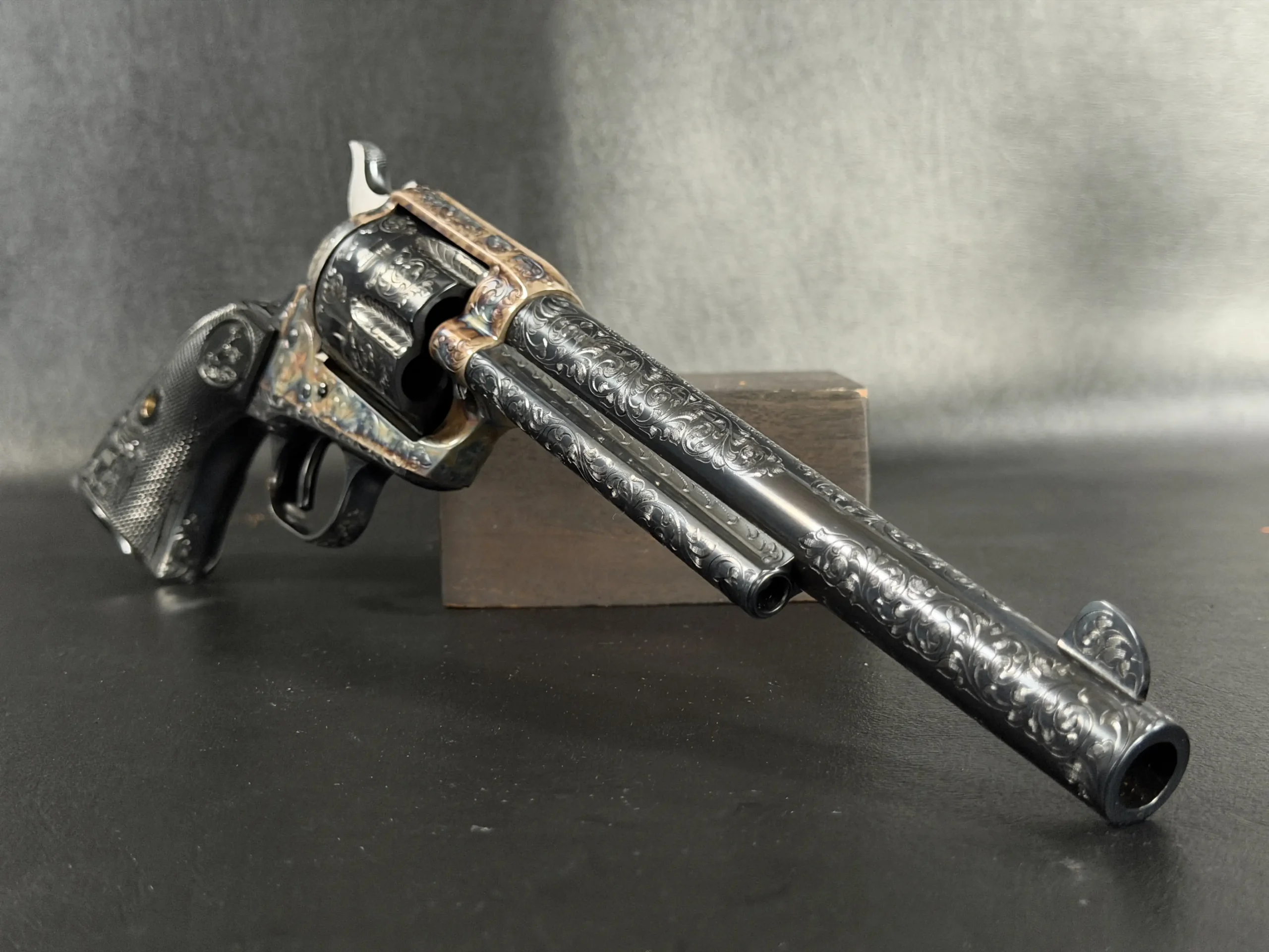 1978 Colt SAA Master D Scroll Engraving