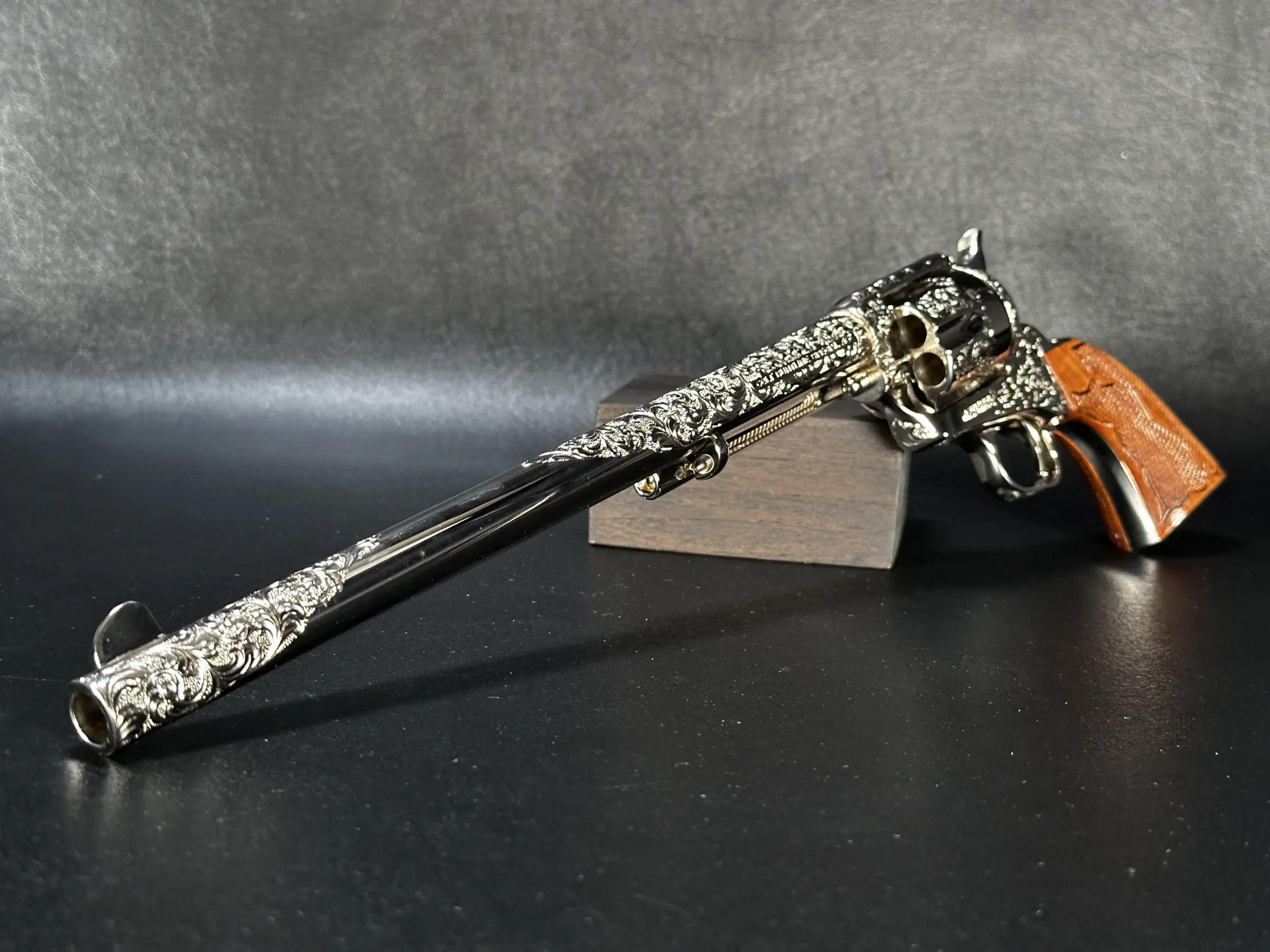 Colt Buntline Engraved Cylinder Detail