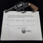 Colt Commando Revolver Certificate Serial - 2285