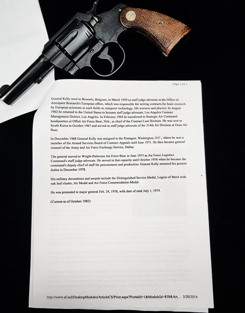 Colt Commando Revolver Document Serial - 2285