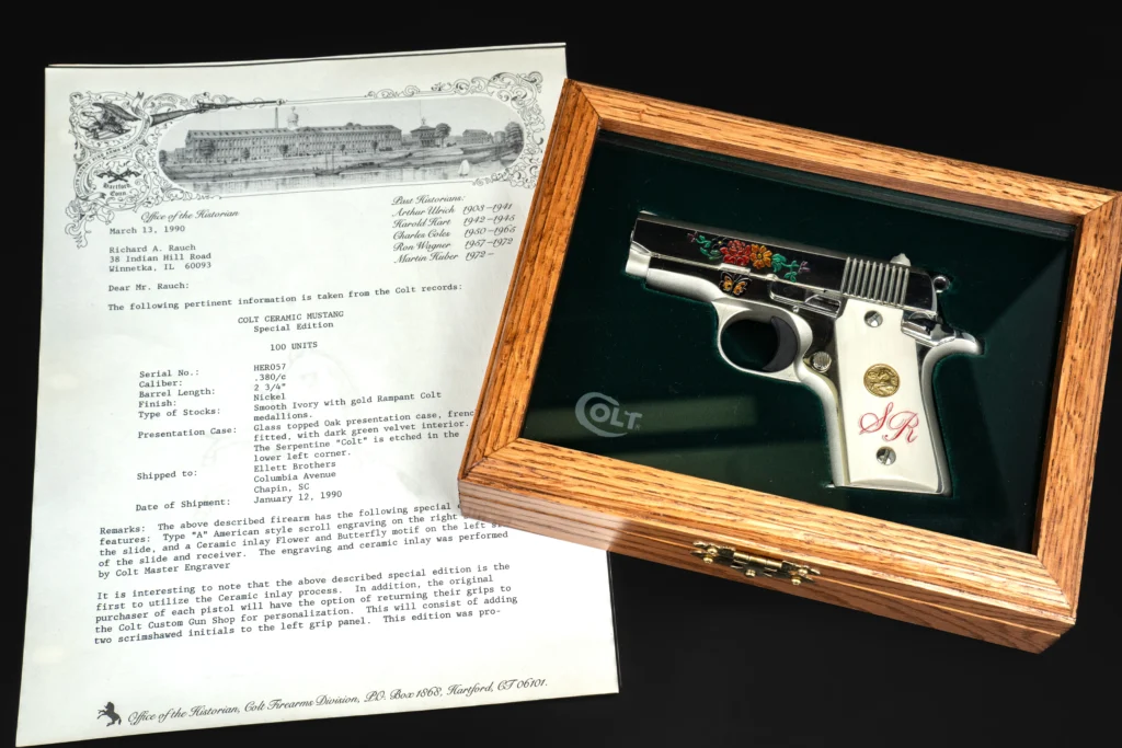 Colt Mustang Documents Serial - HER 057