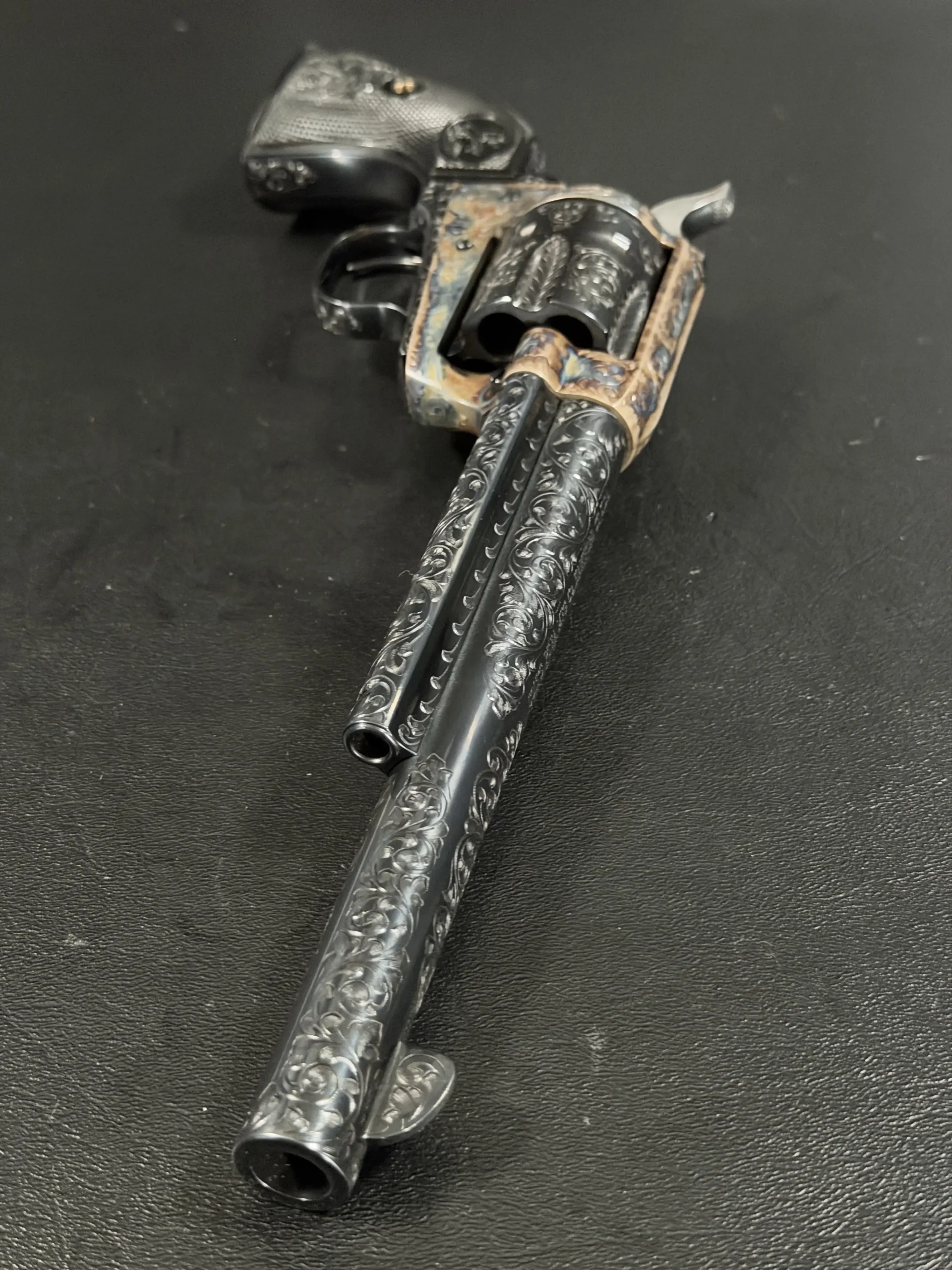 Colt SAA 1978 Factory Scroll Engraving