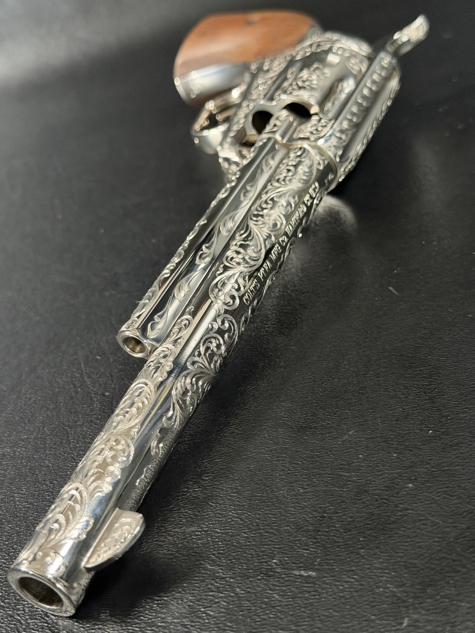 Colt SAA Class D Engraved Full Coverage Scroll