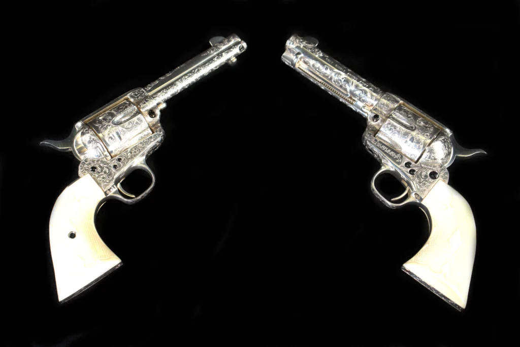 Colt SAA Consecutively Serialized Class D Factory Master Engraved Pair