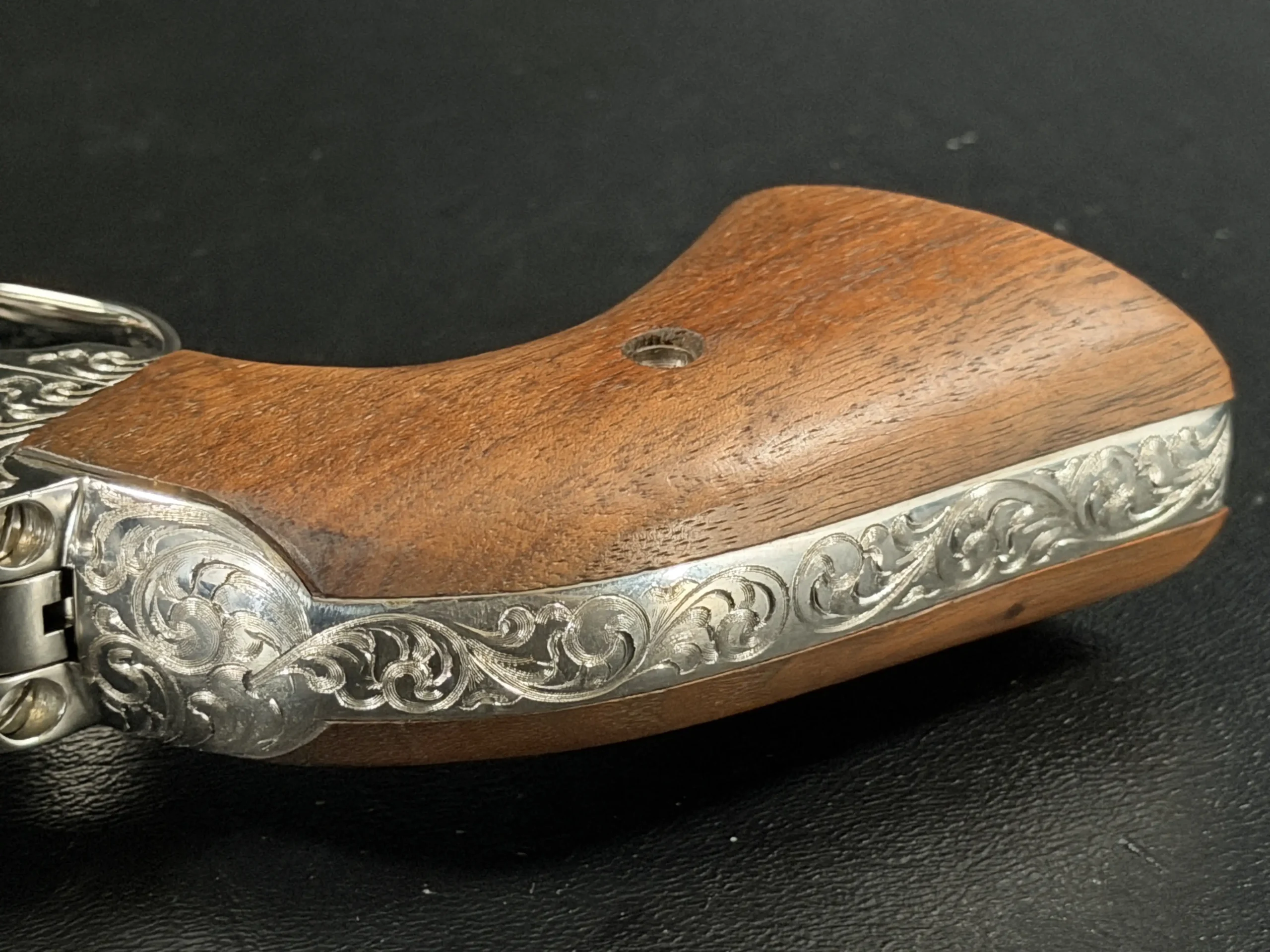 Colt SAA Custom Shop Nickel Engraved 45 Colt