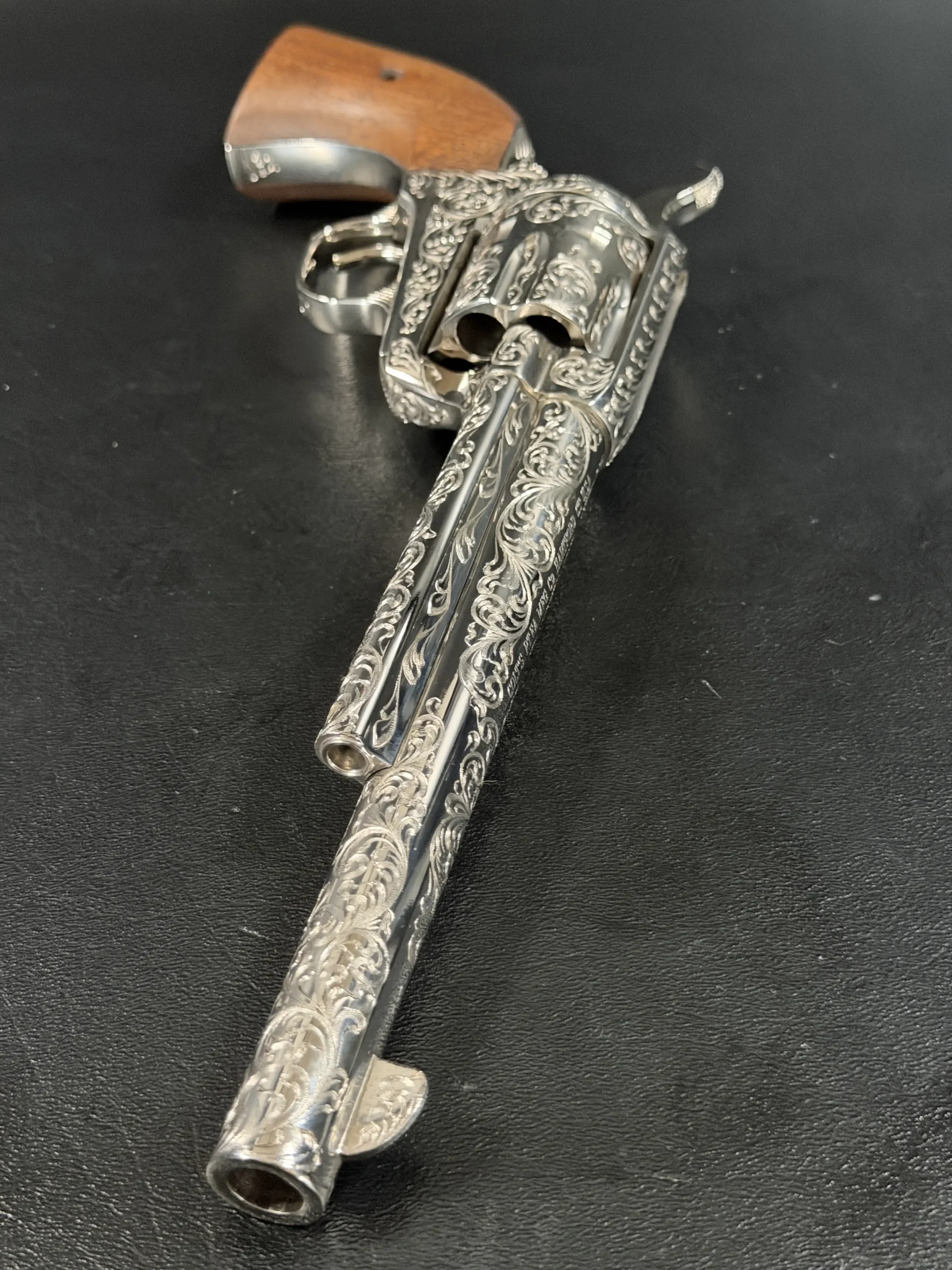 Colt SAA Engraved 45 Colt Custom Shop Example