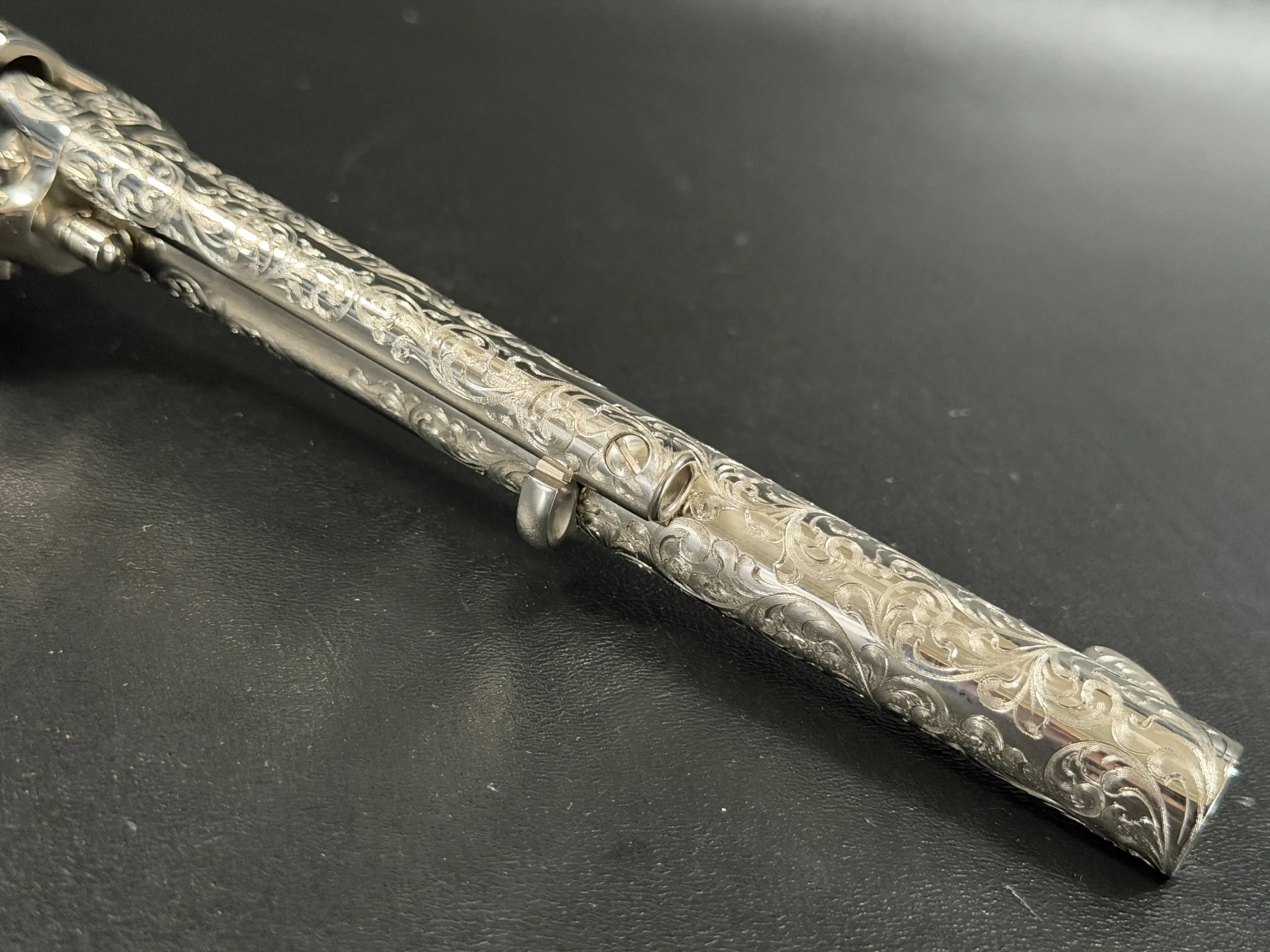 Colt SAA Engraved Hammer Frame Detail