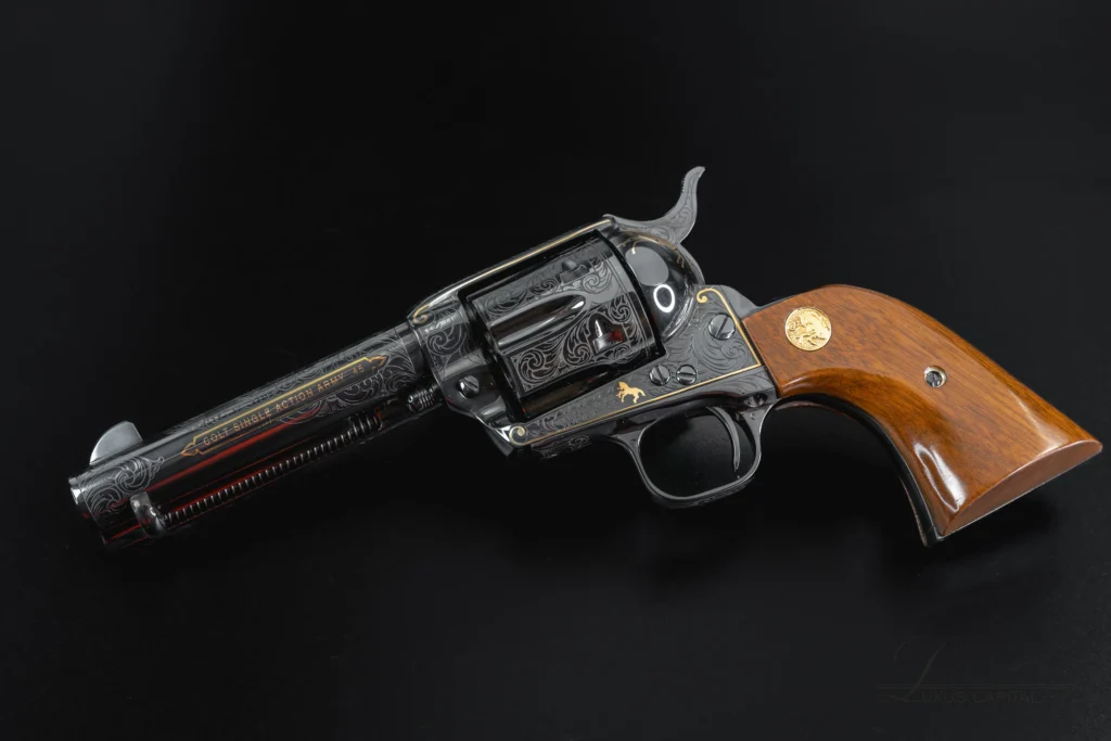 Colt SAA Engraved With Gold Inlays 1 Of 250 Serial - S08313A