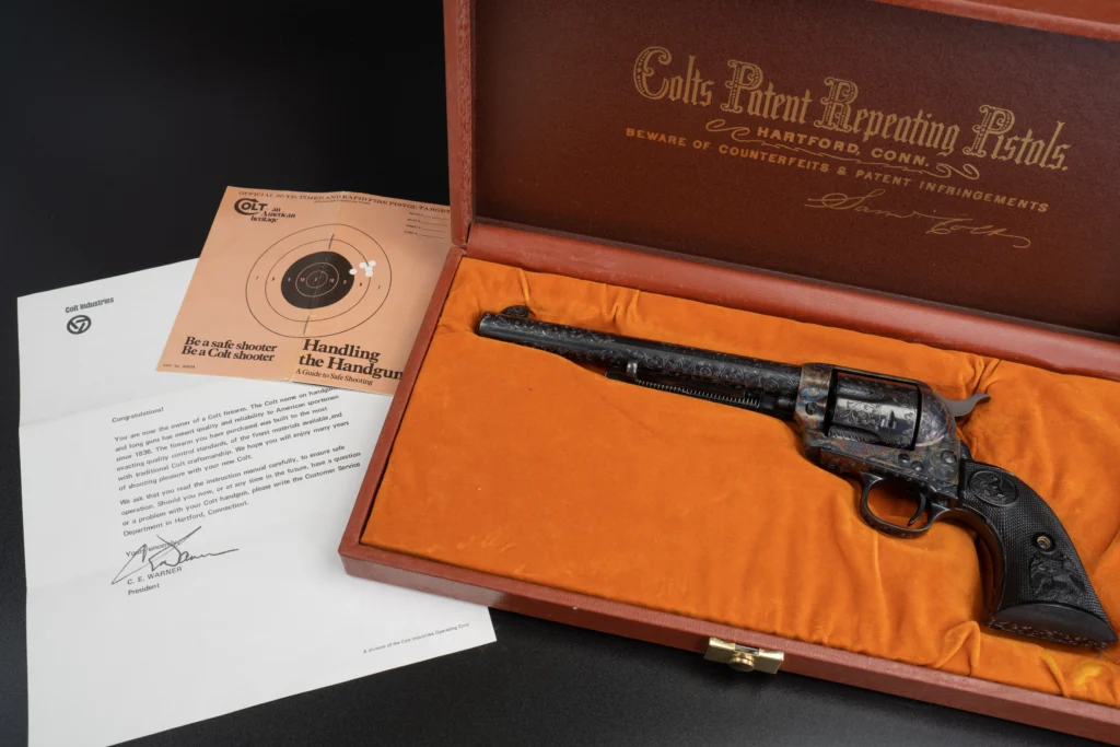 Colt SAA Factory Master D Engraved Case Serial - 93891SA