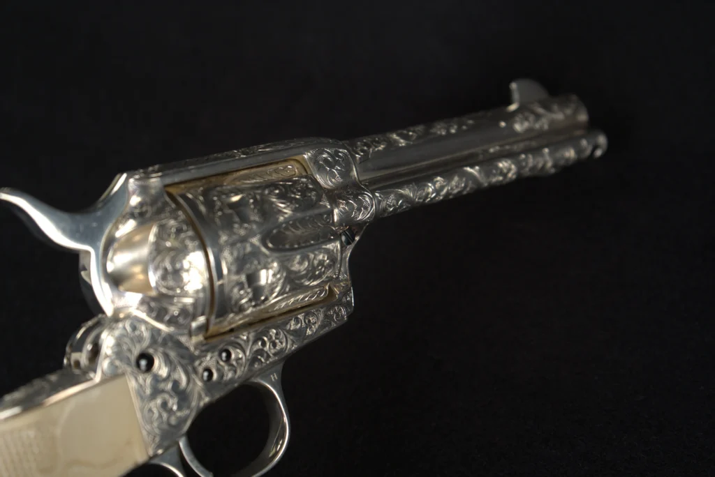 Colt SAA Revolvers Close-Up SN-AS65227-SA65228