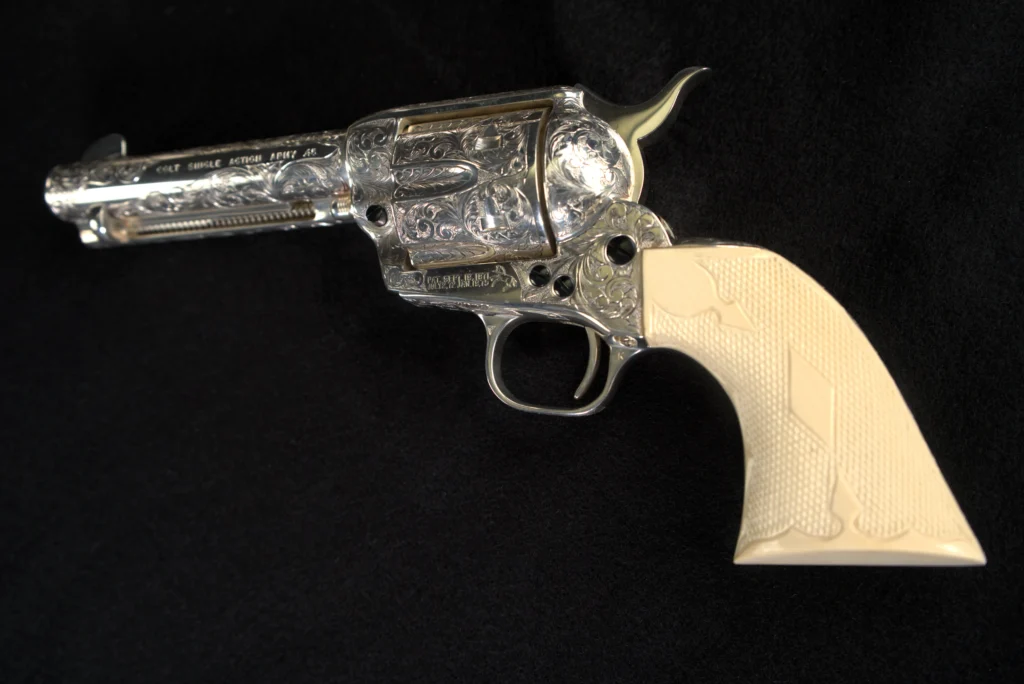 Colt SAA Revolvers Left SN-AS65227-SA65228