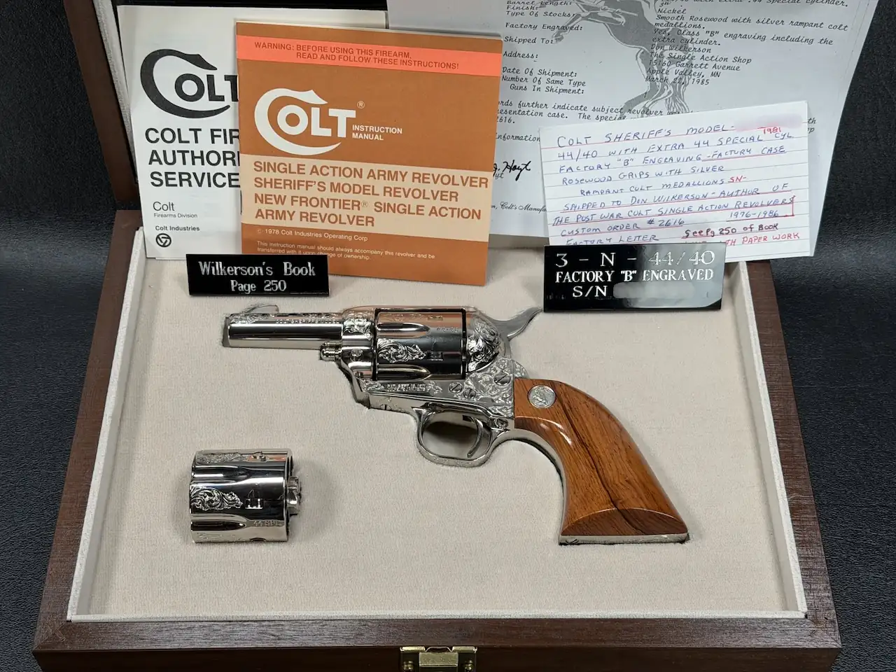 Colt SAA Sheriff Edition Don Wilkerson