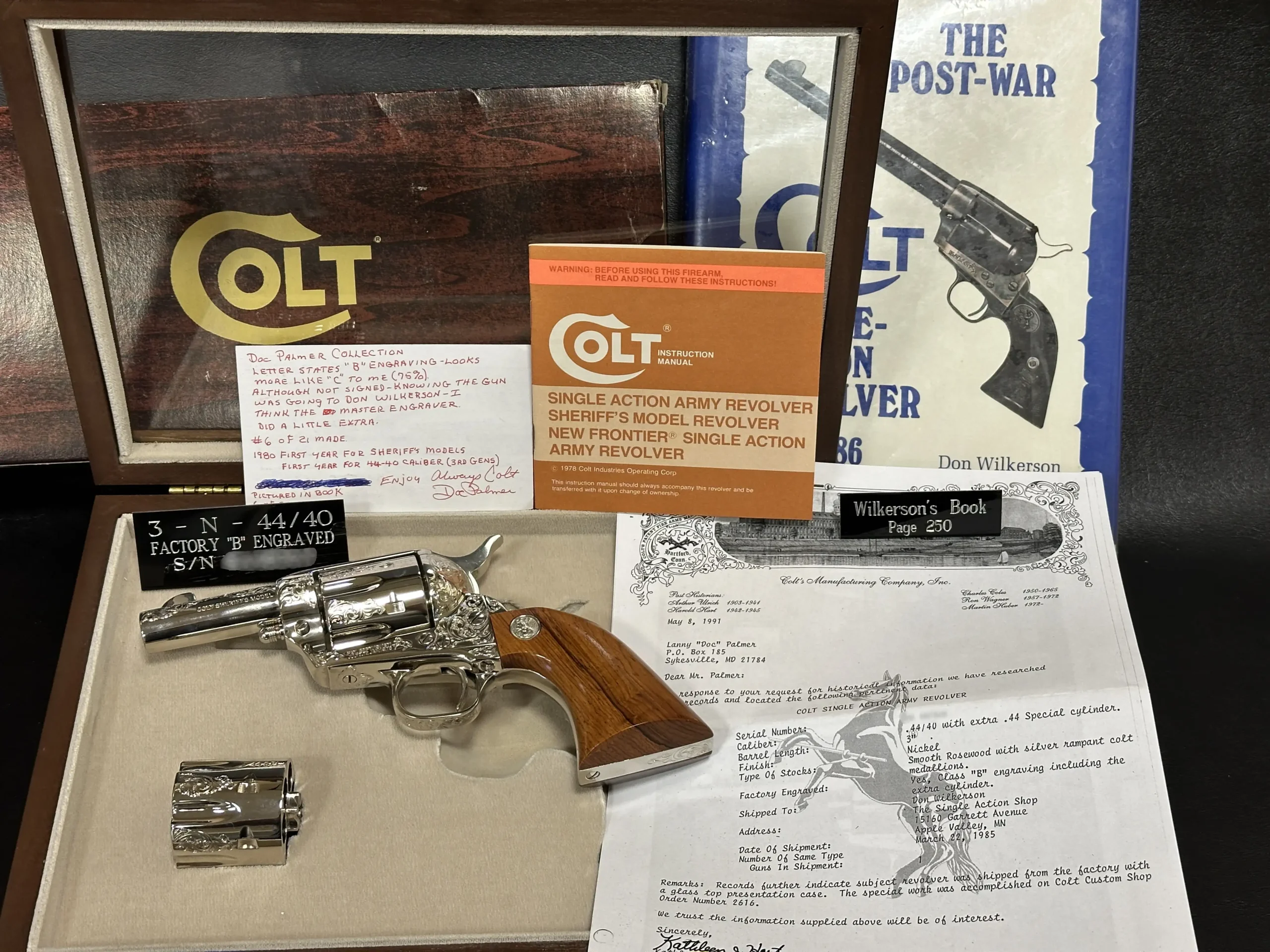 Colt SAA Sheriff Featured by Don Wilkerson